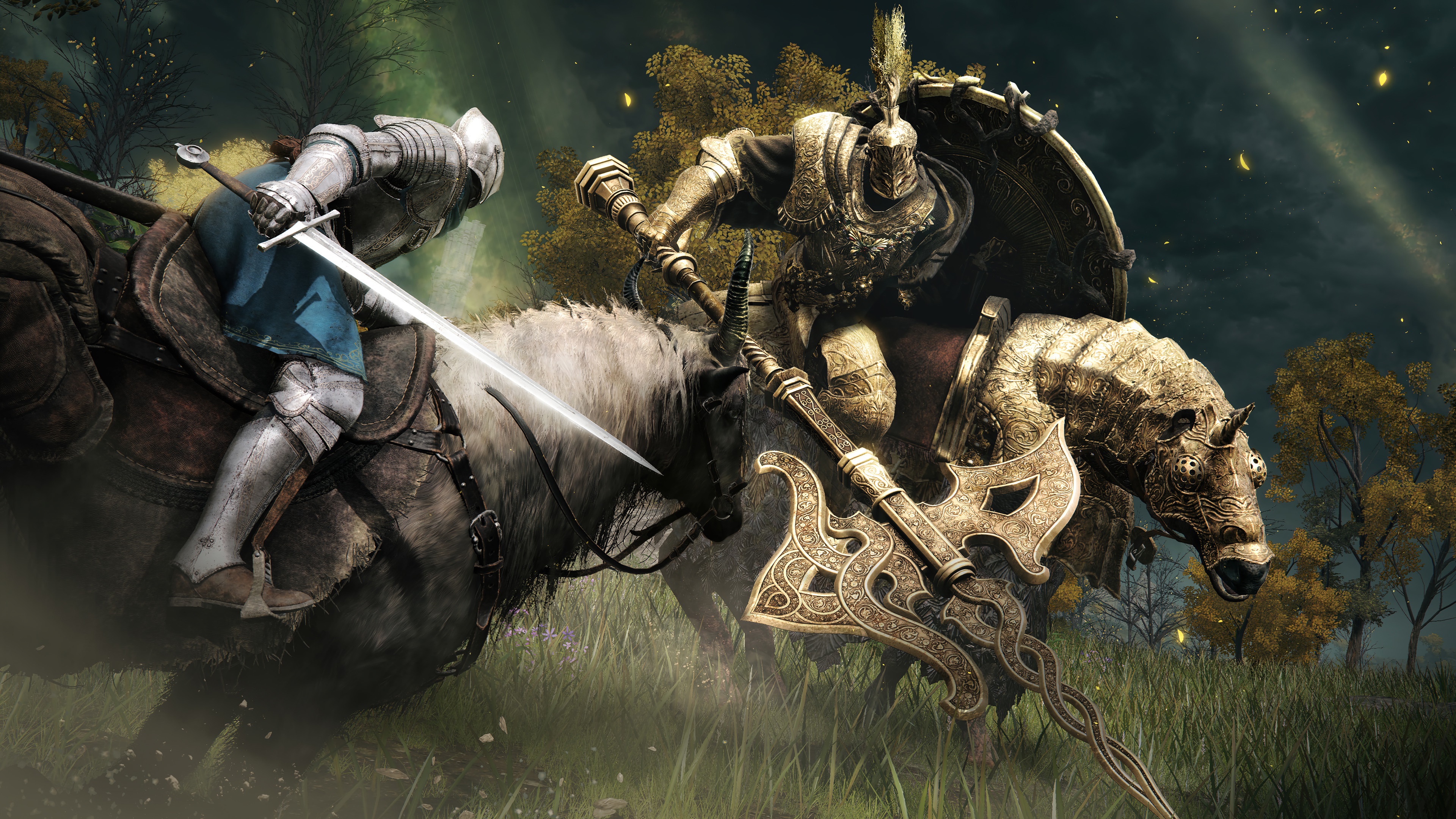 Elden Ring Tree Sentinel Boss 4K HD Wallpaper