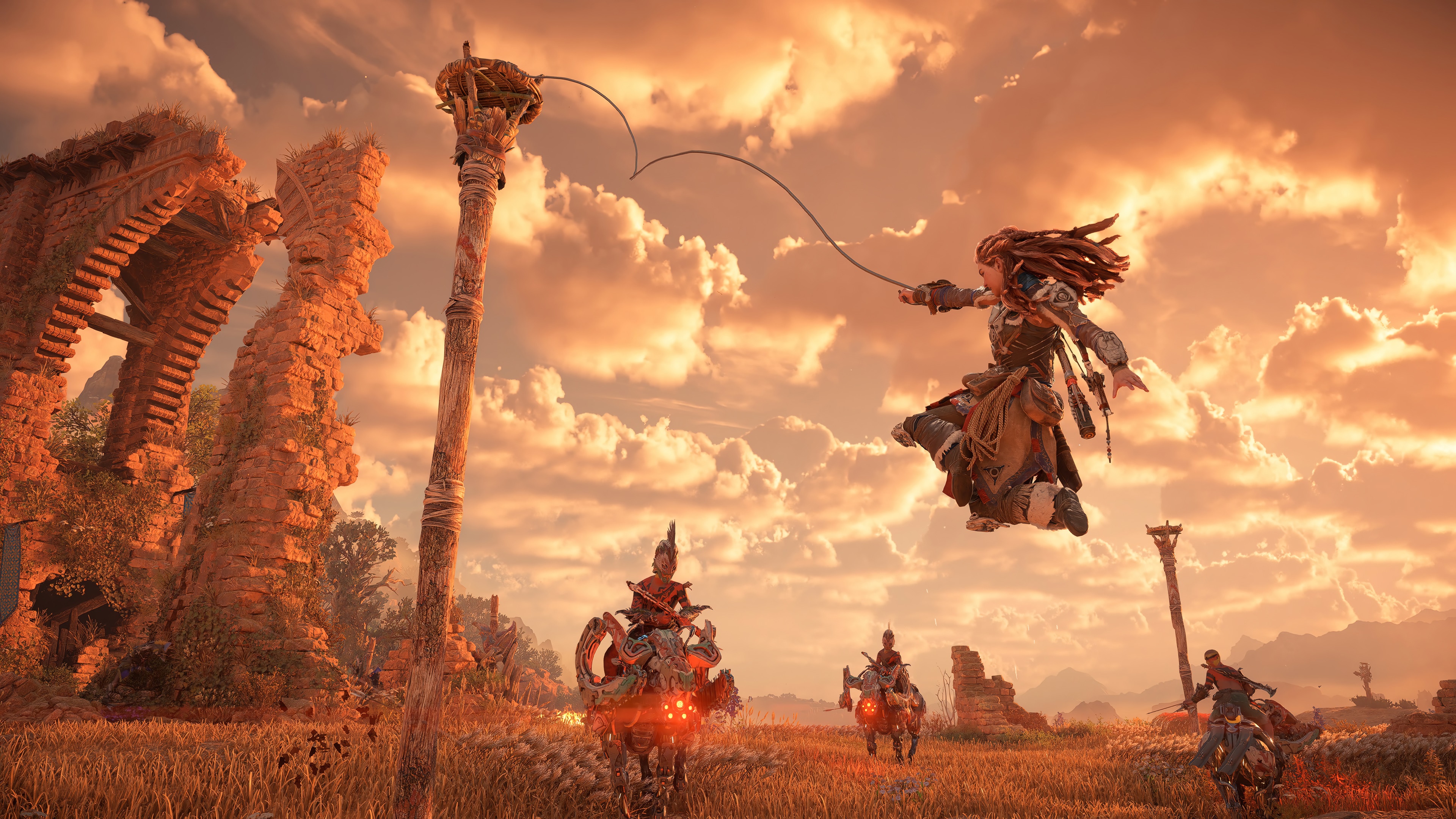 Aloy from Horizon Forbidden West in 4K HD Wallpaper