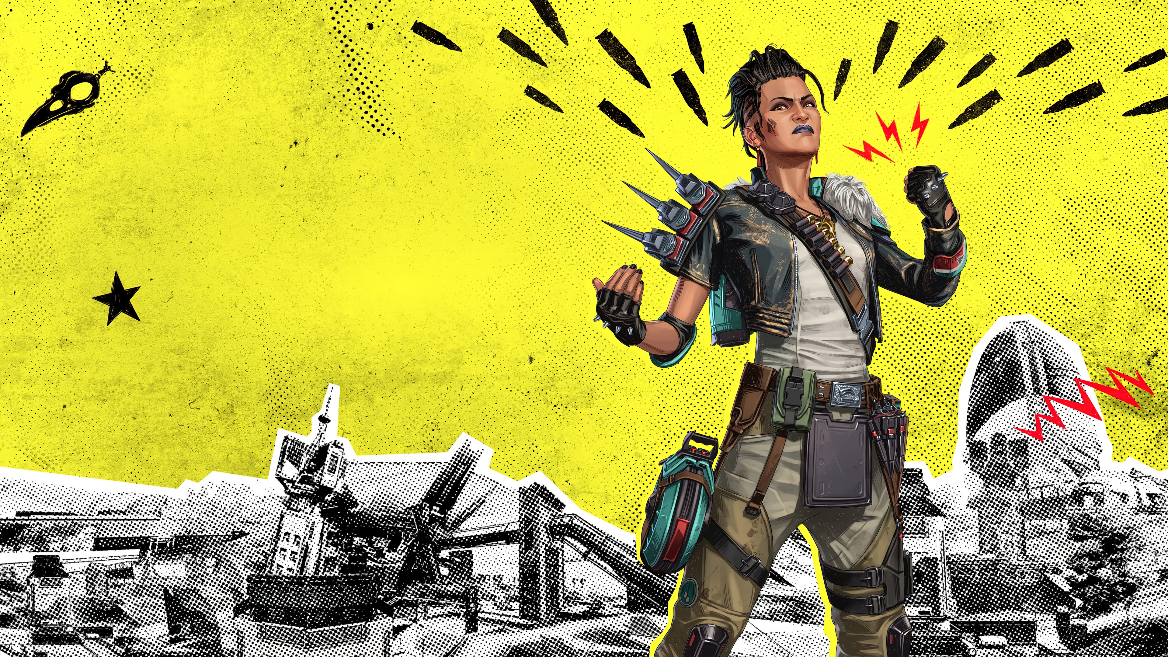 Mad Maggie from Apex Legends 4K HD Wallpaper