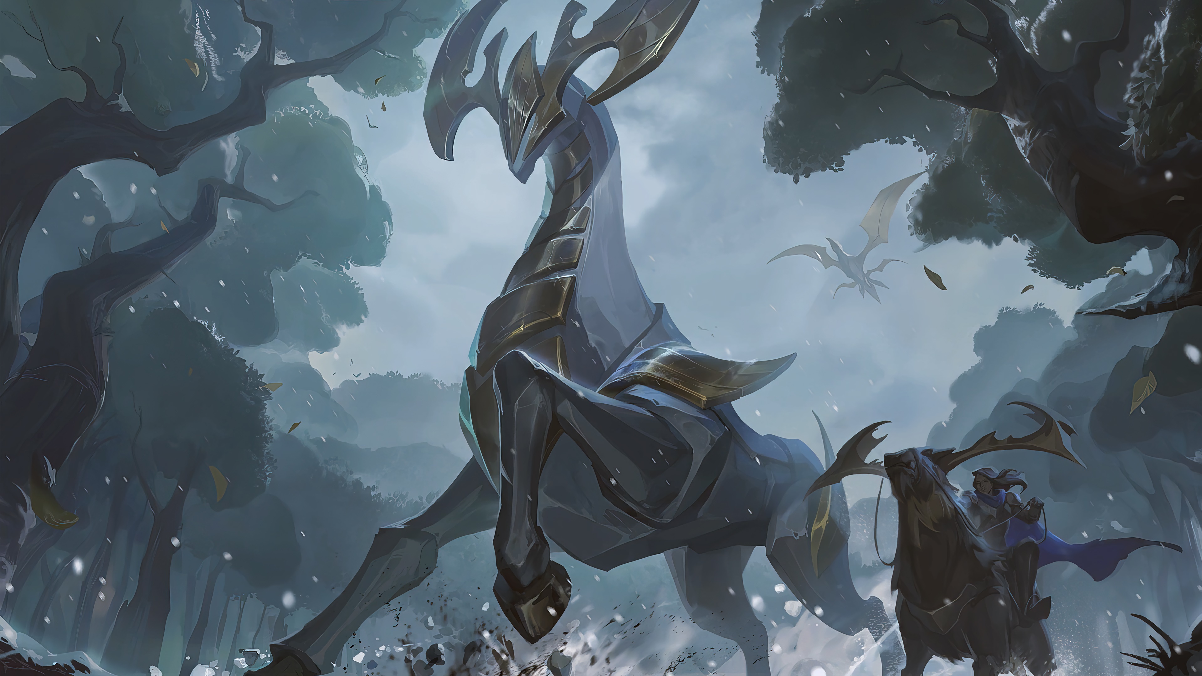 Petricite Stag from Legends of Runeterra 4K HD Wallpaper