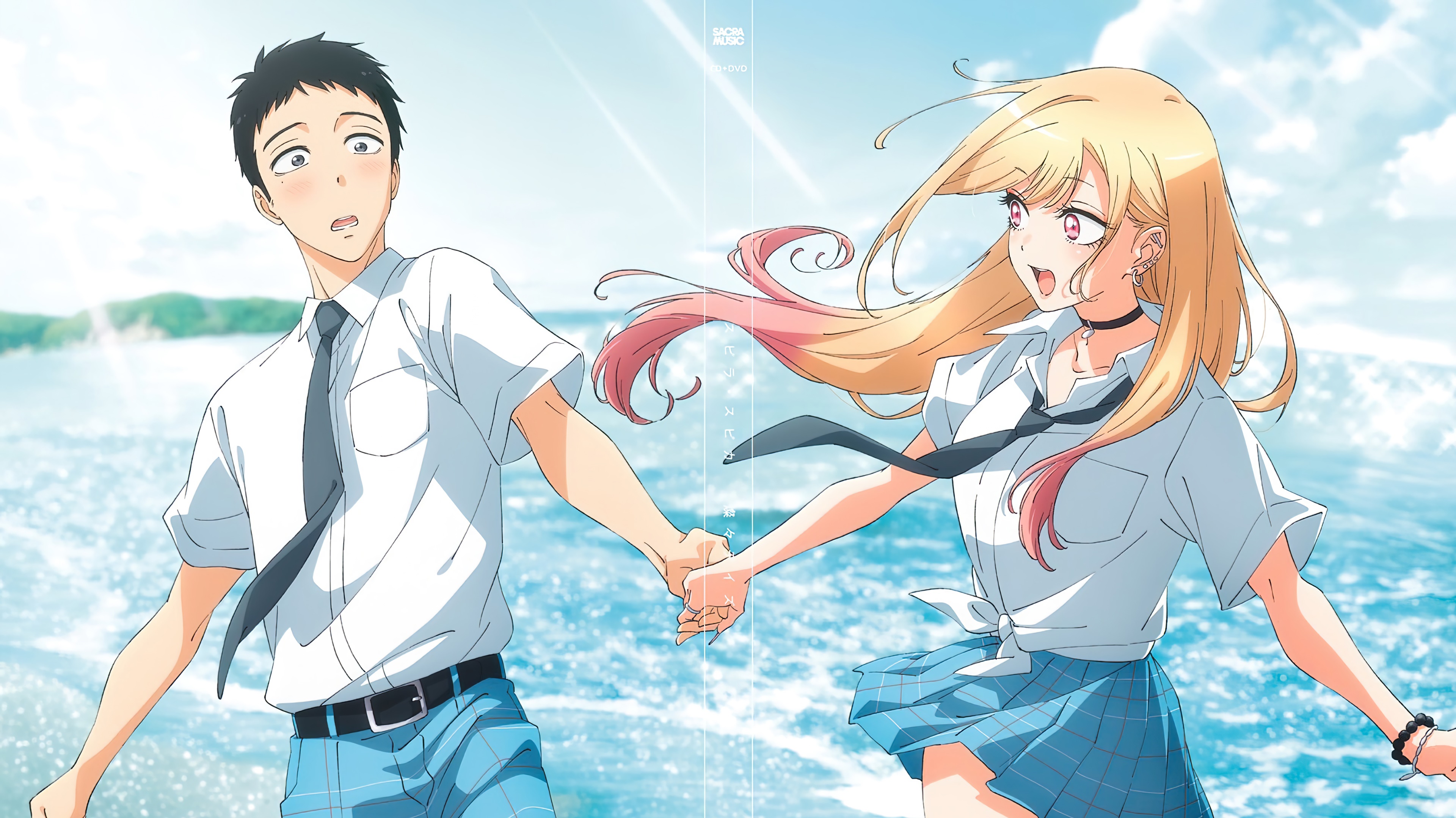 Marin Kitagawa and Wakana Gojo from My Dress-Up Darling 4K HD Wallpaper
