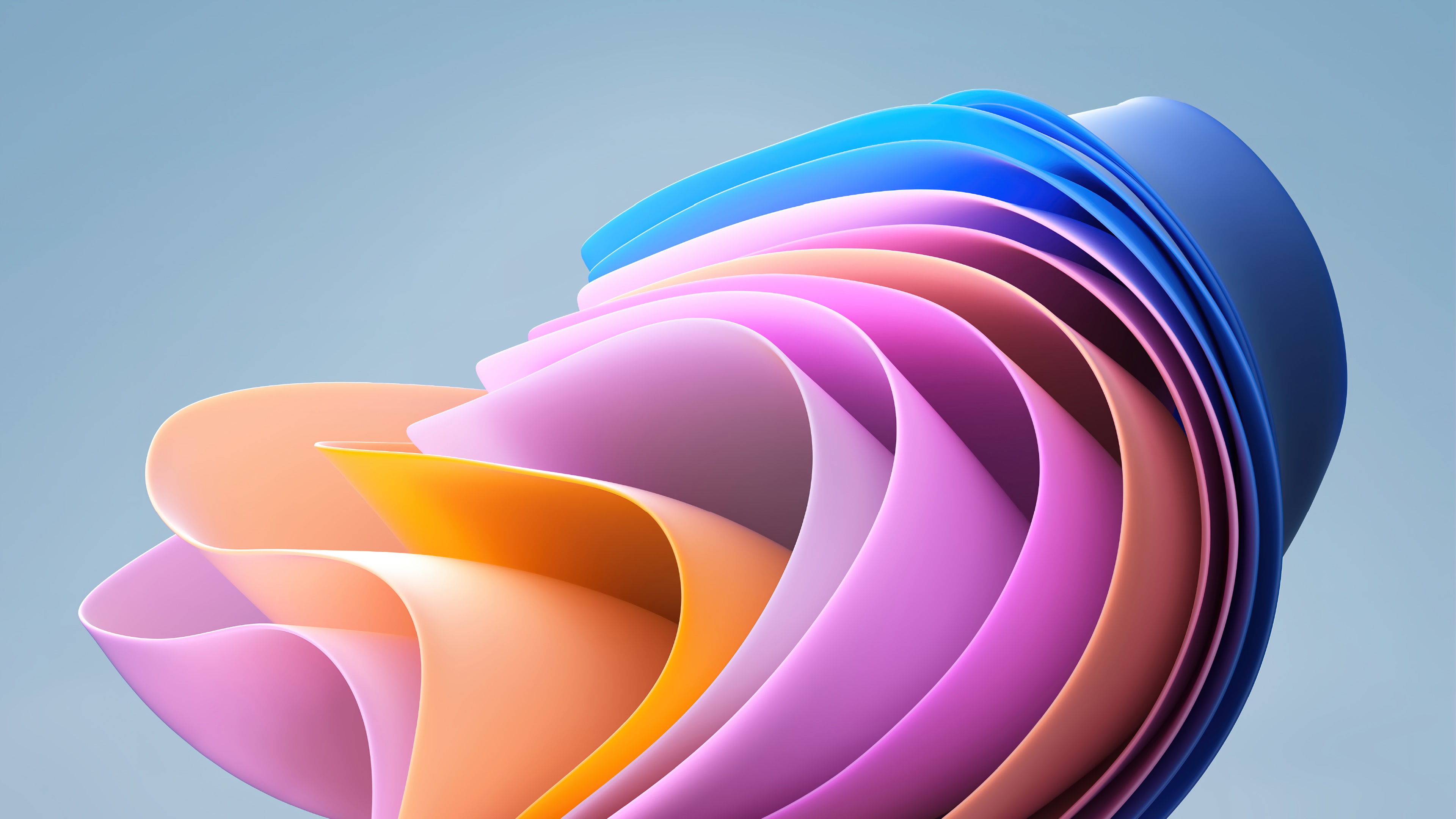 Windows 11 Microsoft colorful 4K HD Wallpaper