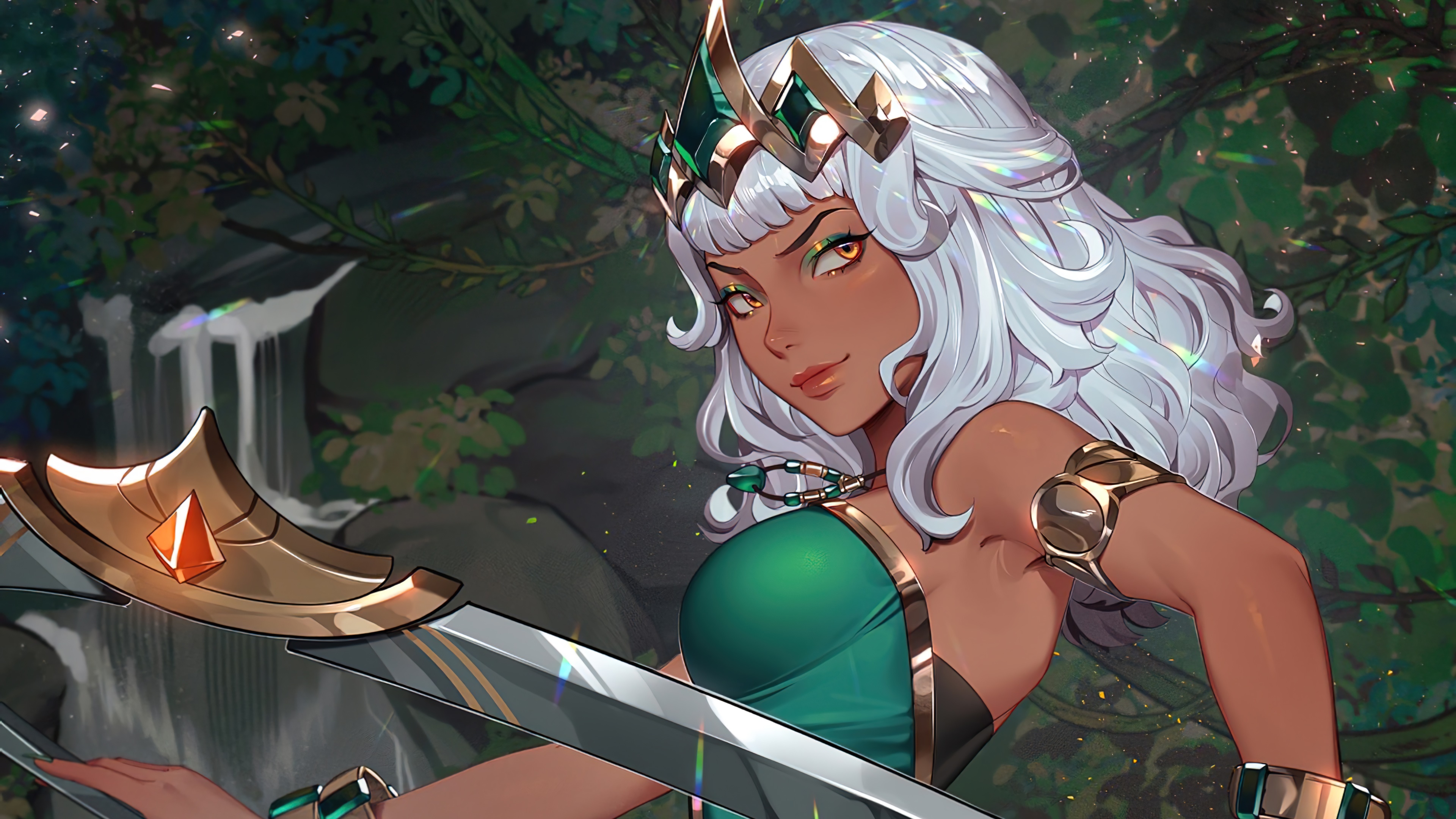 Qiyana from League of Legends 4K HD Wallpaper