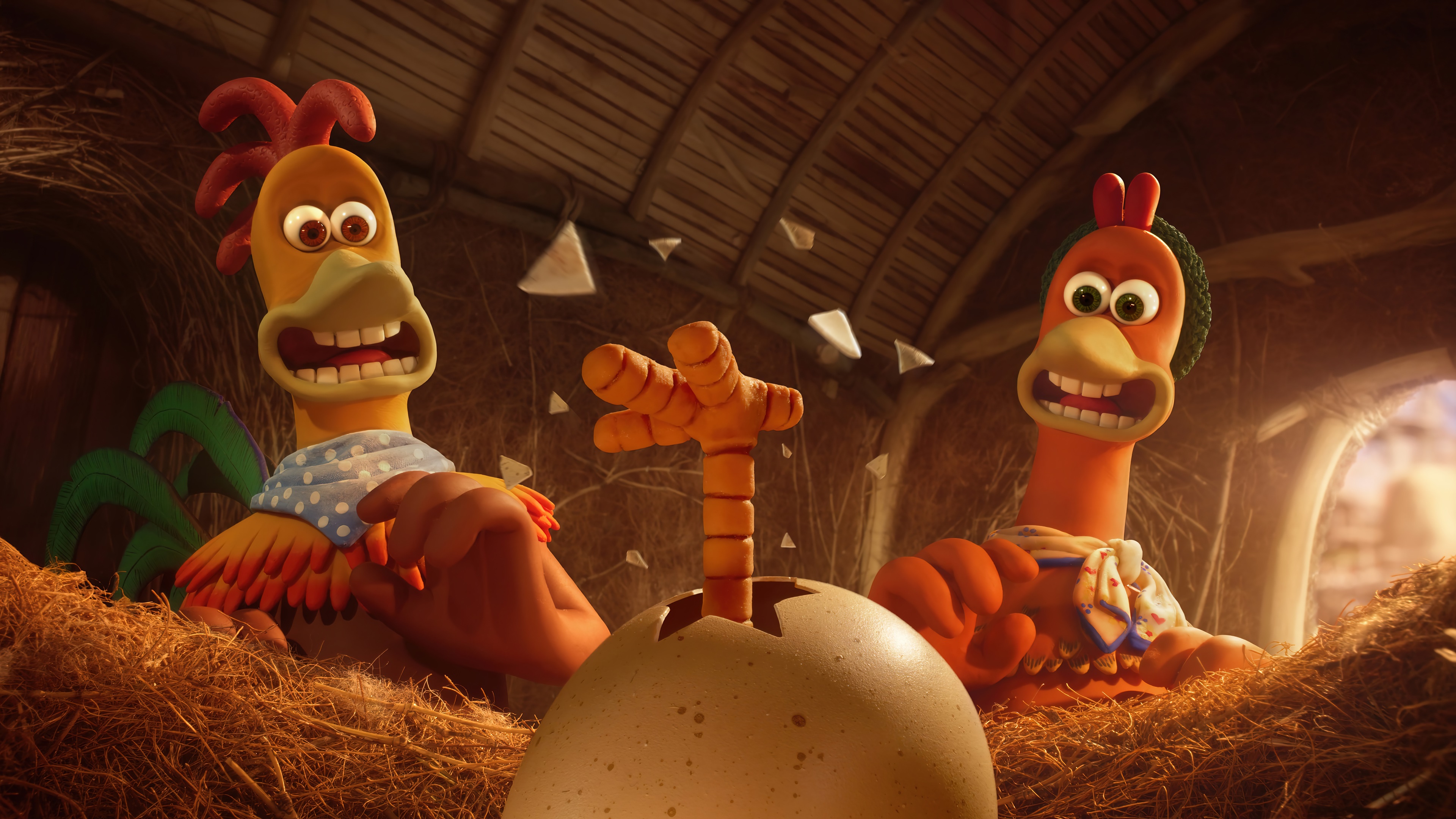 Chicken Run 2 4K HD Wallpaper