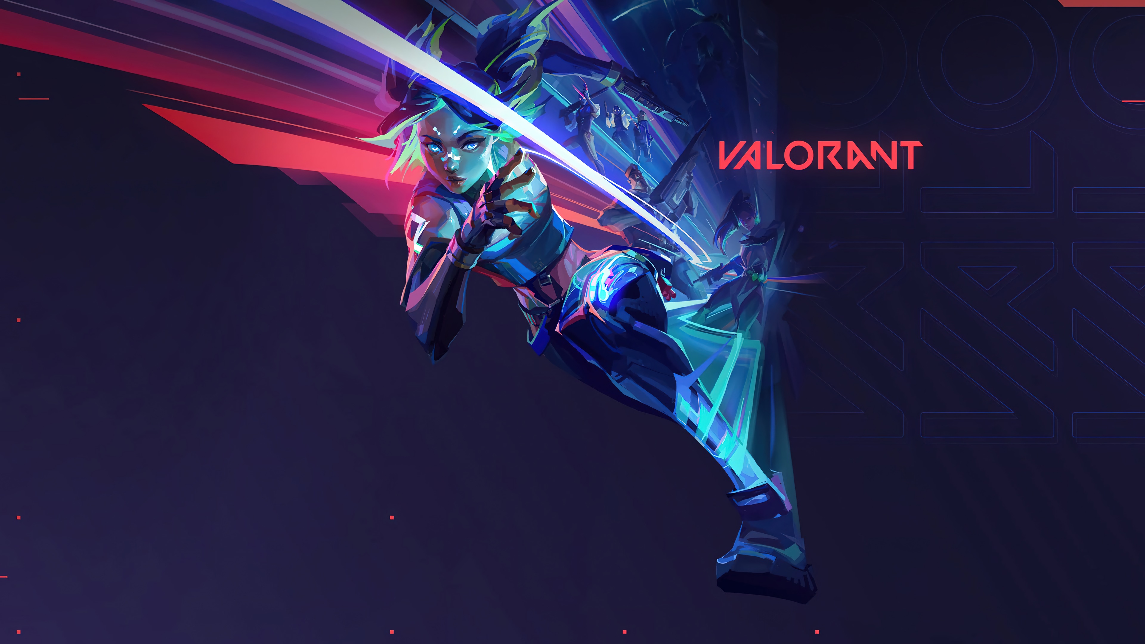 Neon from Valorant 4K HD Wallpaper