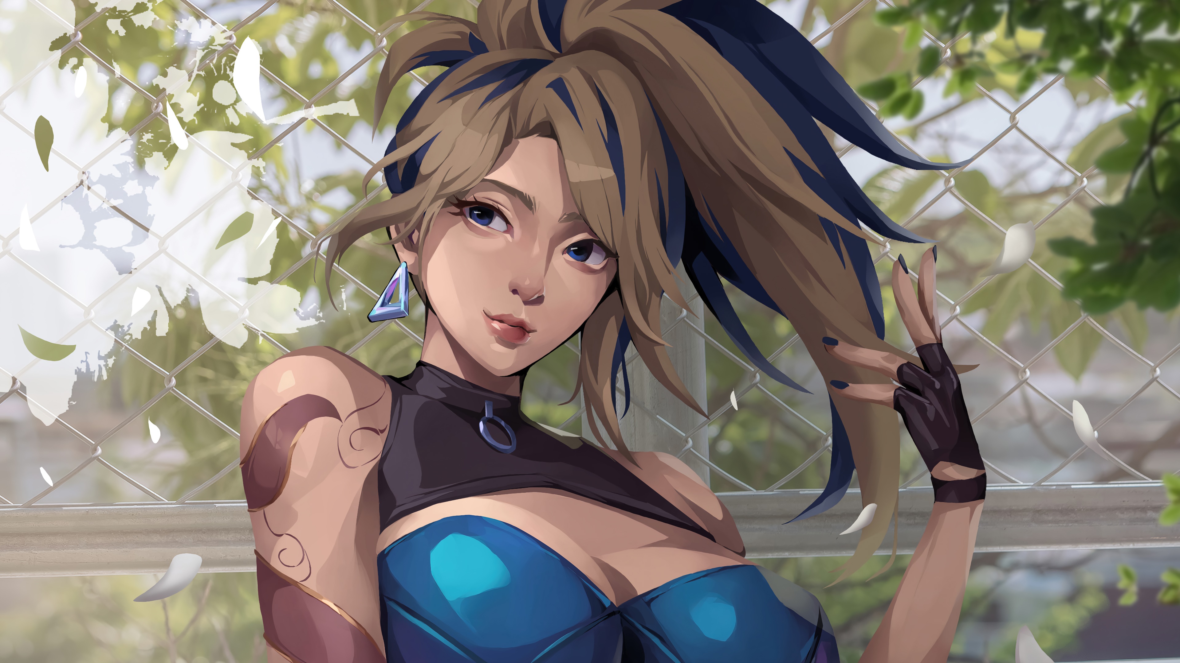 Akali from League of Legends KDA 4K HD Wallpaper