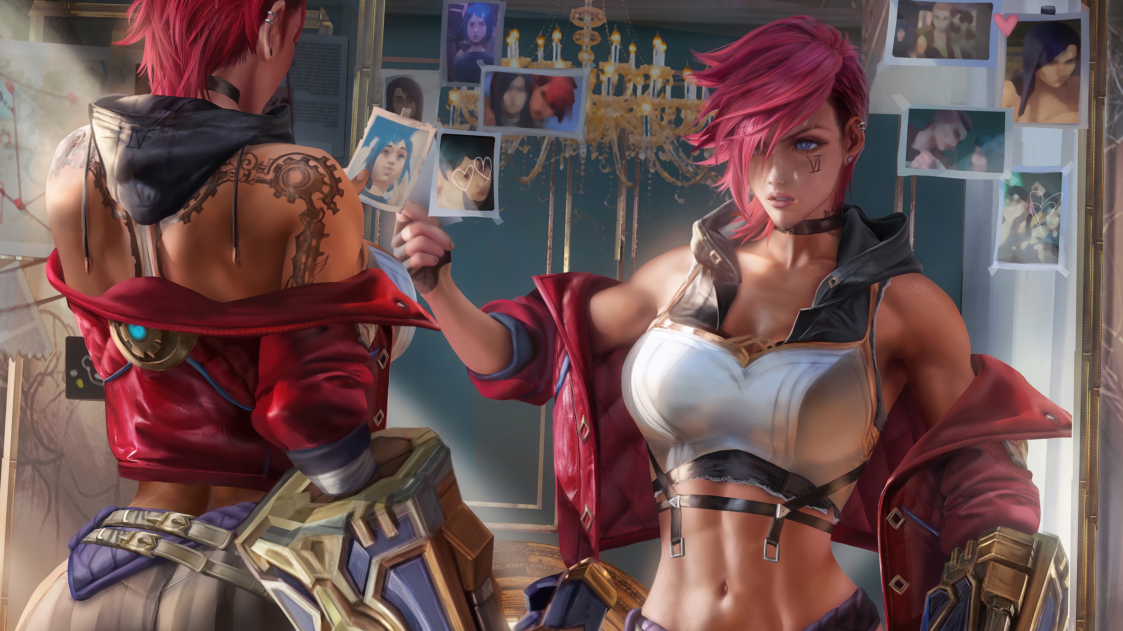 Vi from Arcane League of Legends 4K HD Wallpaper