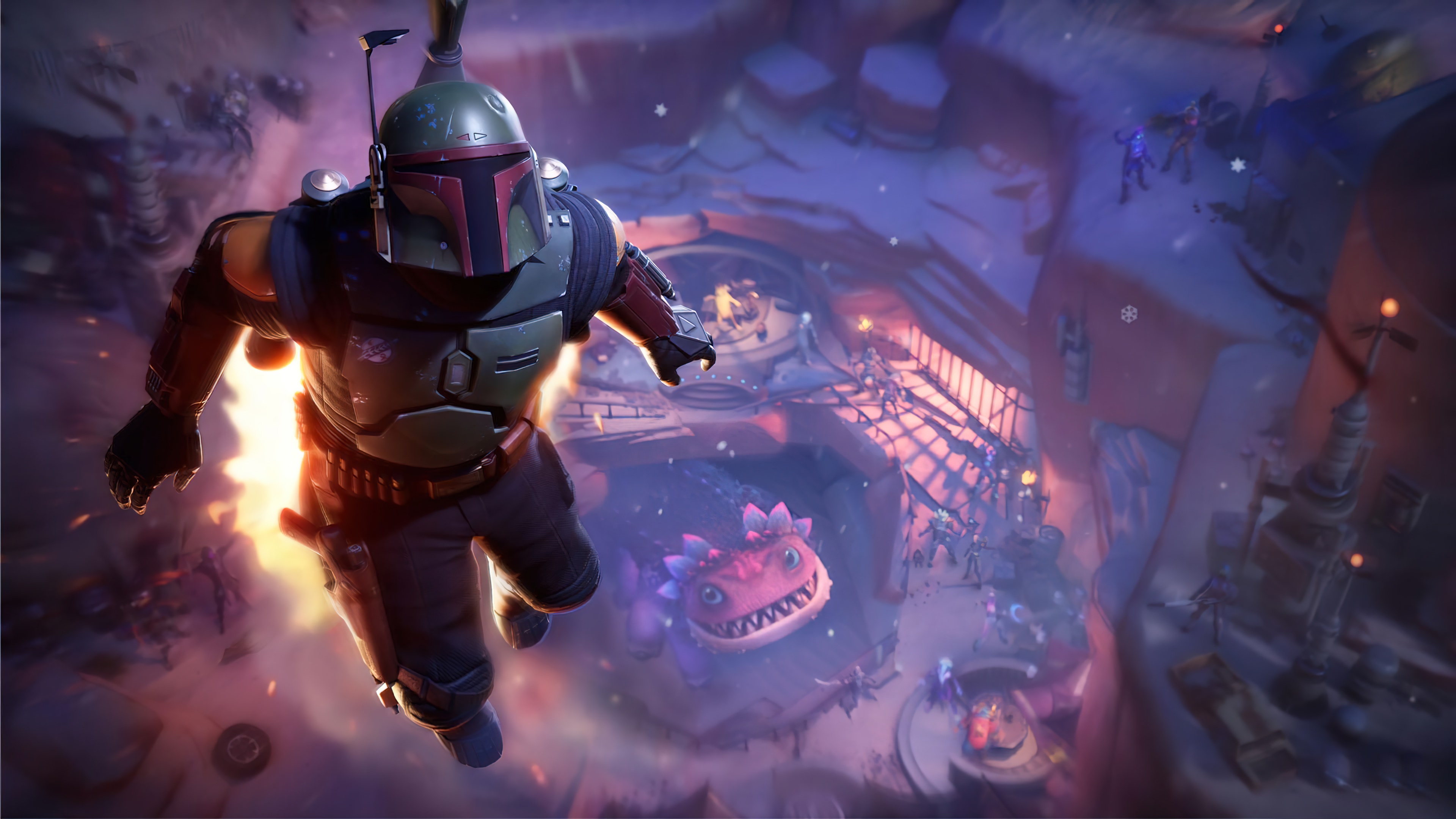 Boba Fett from Fortnite 4K HD Wallpaper