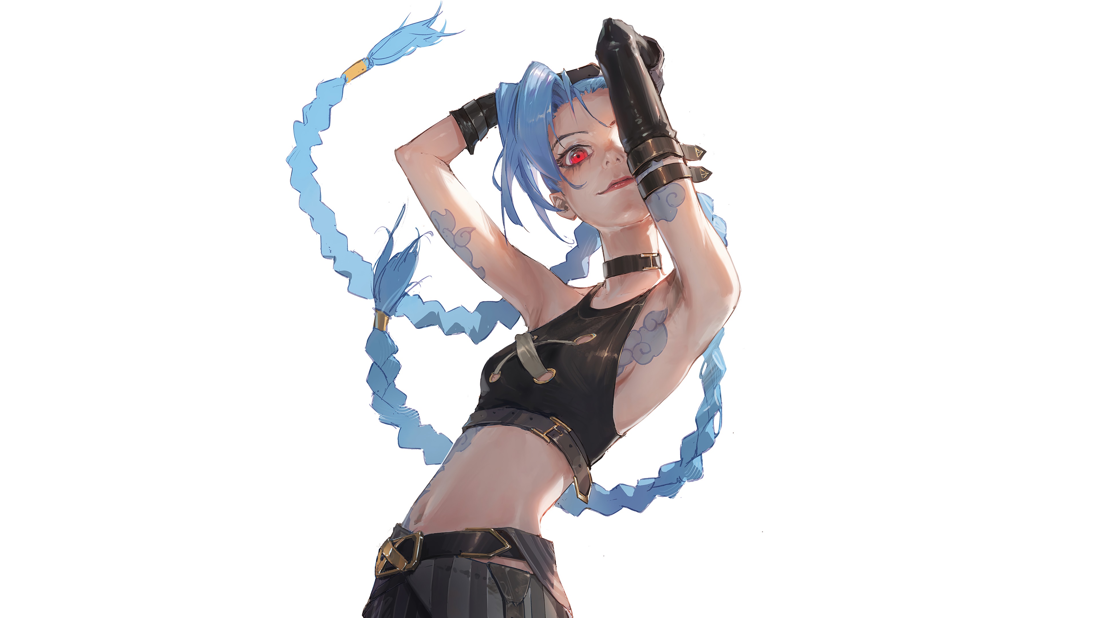 Jinx from Arcane 4K HD Wallpaper