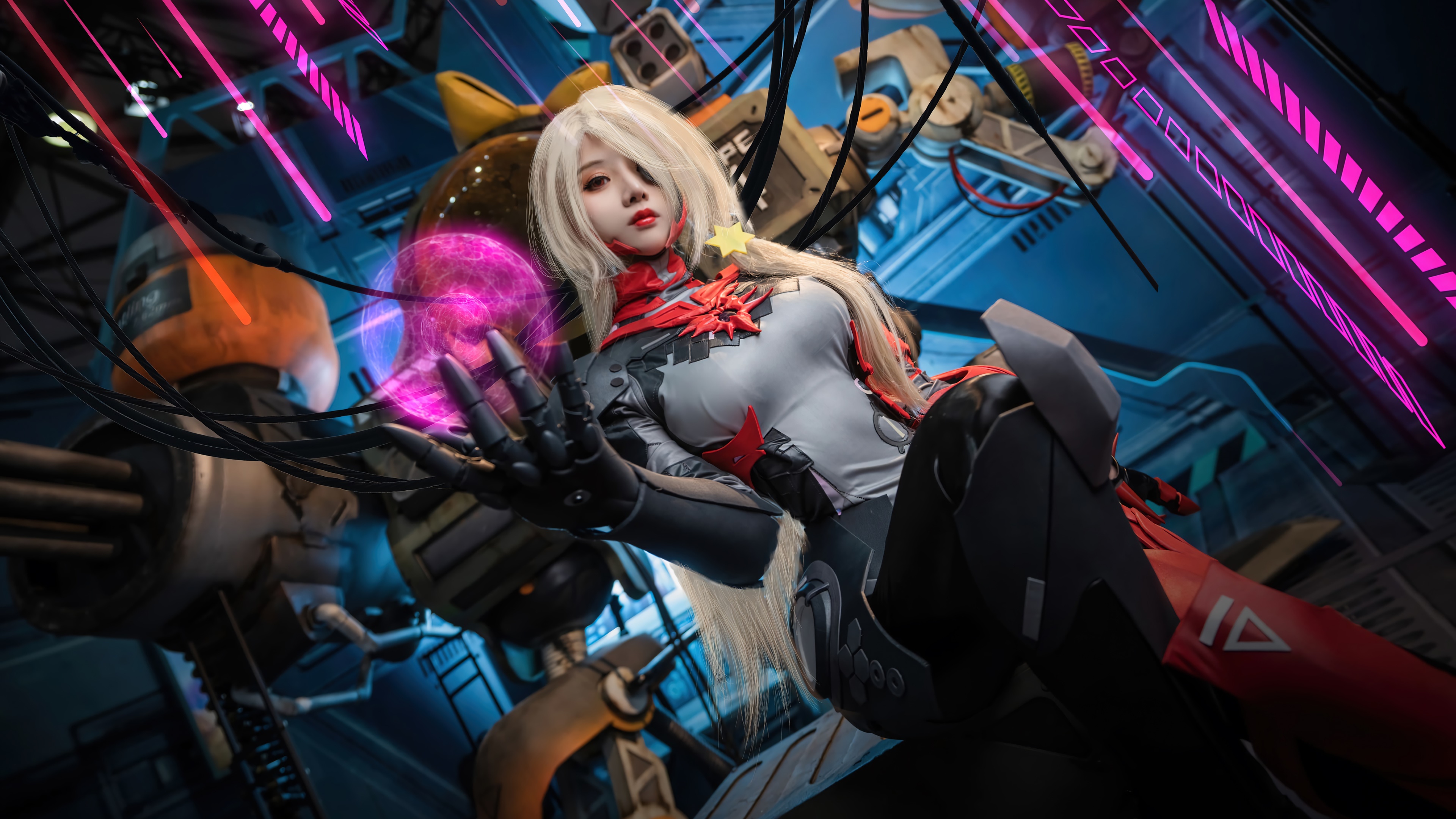 Nemesis from Tower of Fantasy 4K Cosplay HD Wallpaper