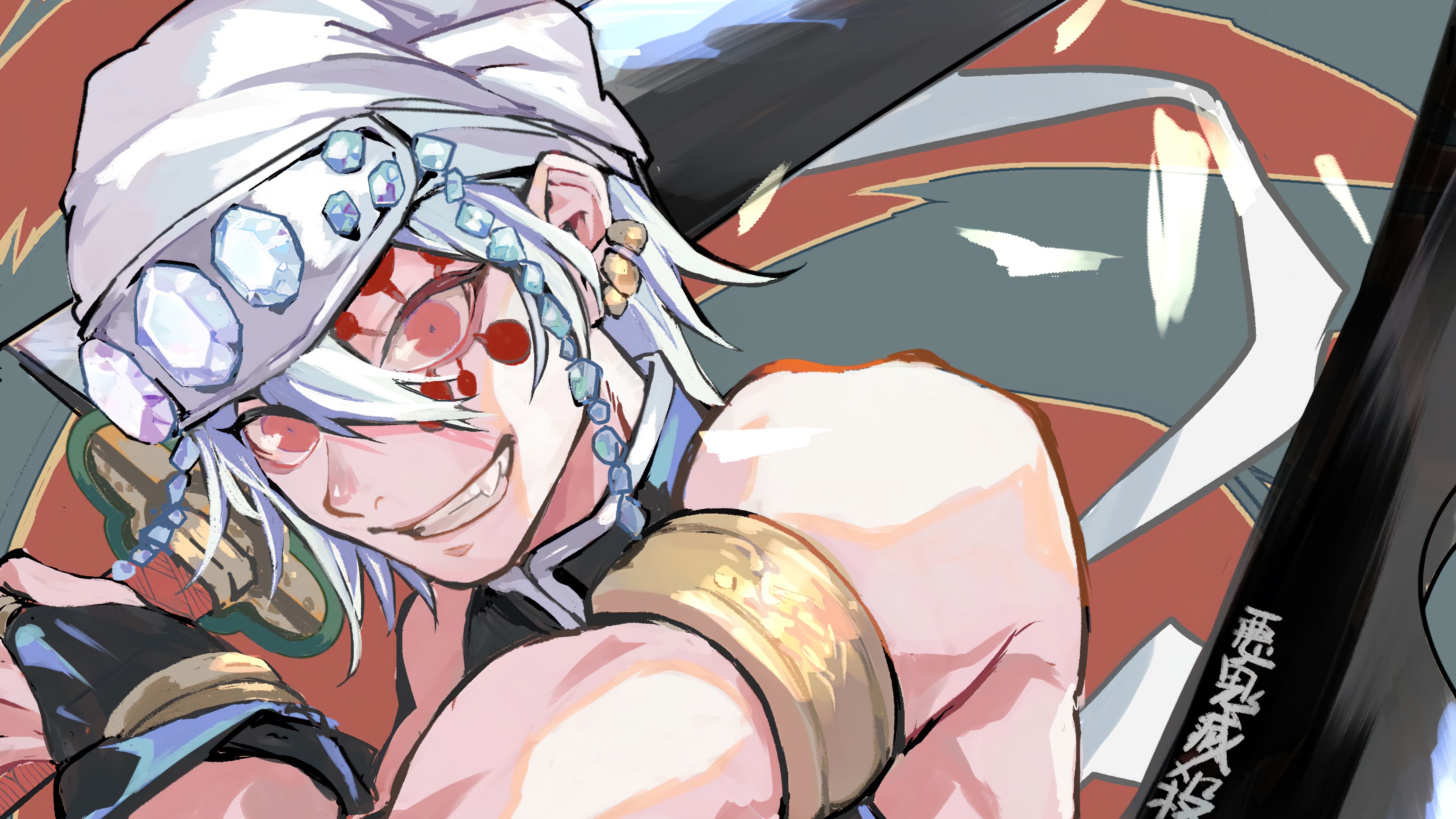 Tengen Uzui from Demon Slayer 4K HD Wallpaper