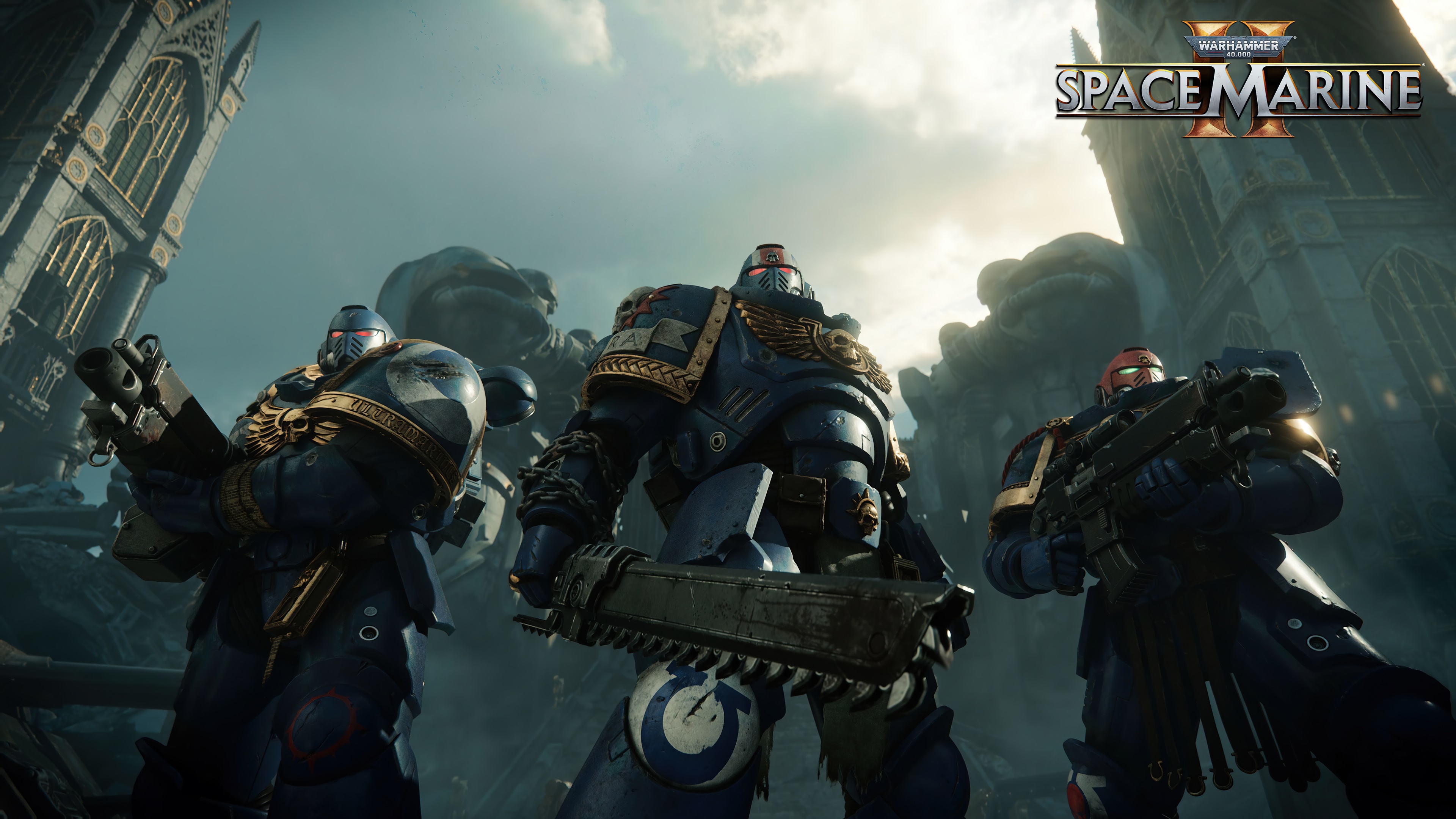 Space Marine 2 characters in 4K HD Wallpaper