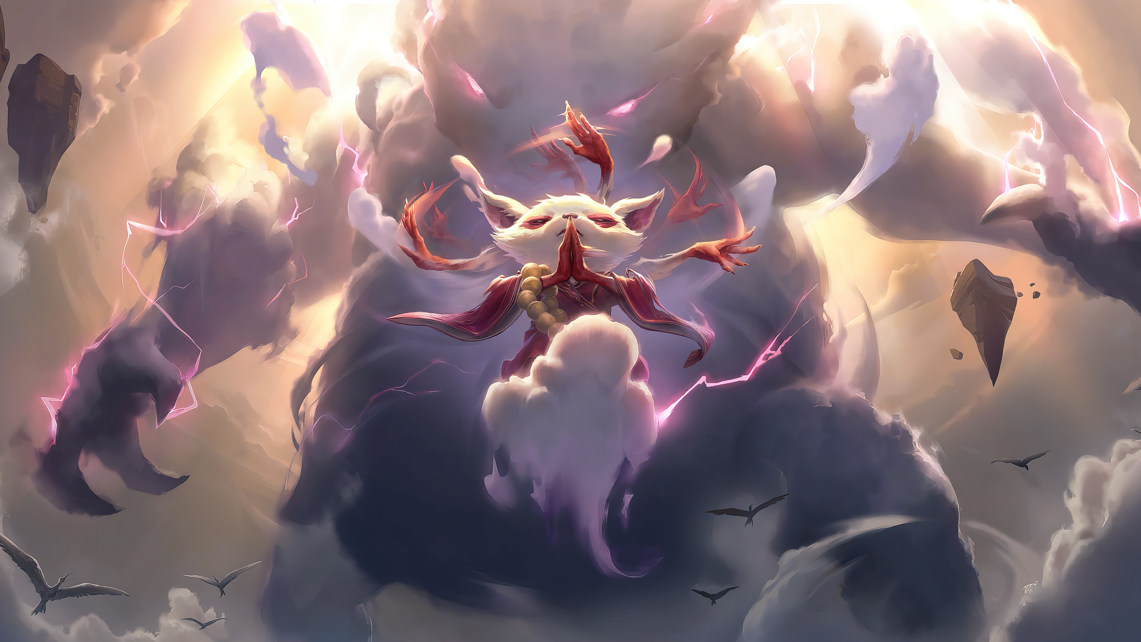 Rissu the Silent Storm from Legends of Runeterra 4K HD Wallpaper