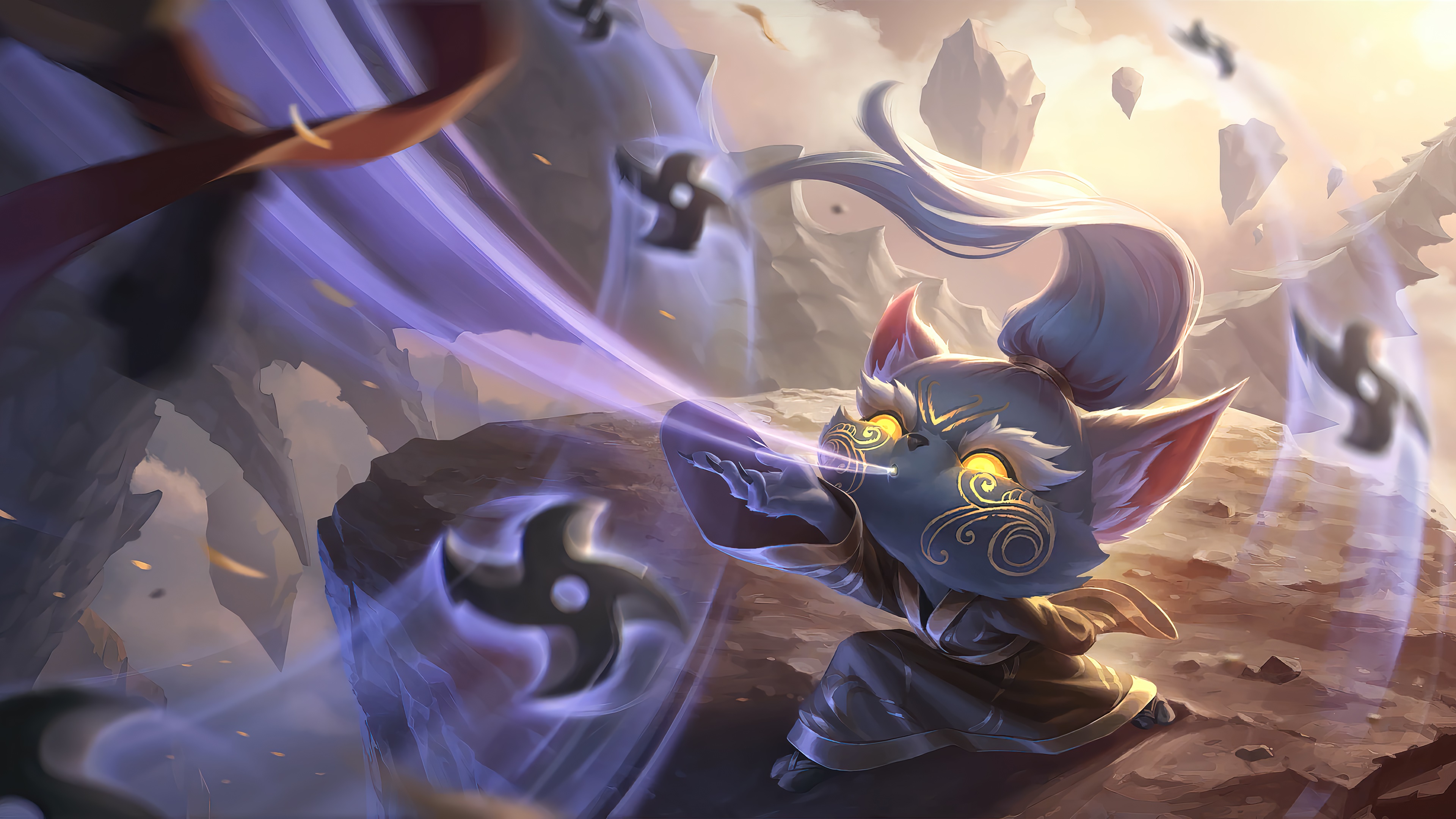 Gust Monk from Legends of Runeterra 4K HD Wallpaper