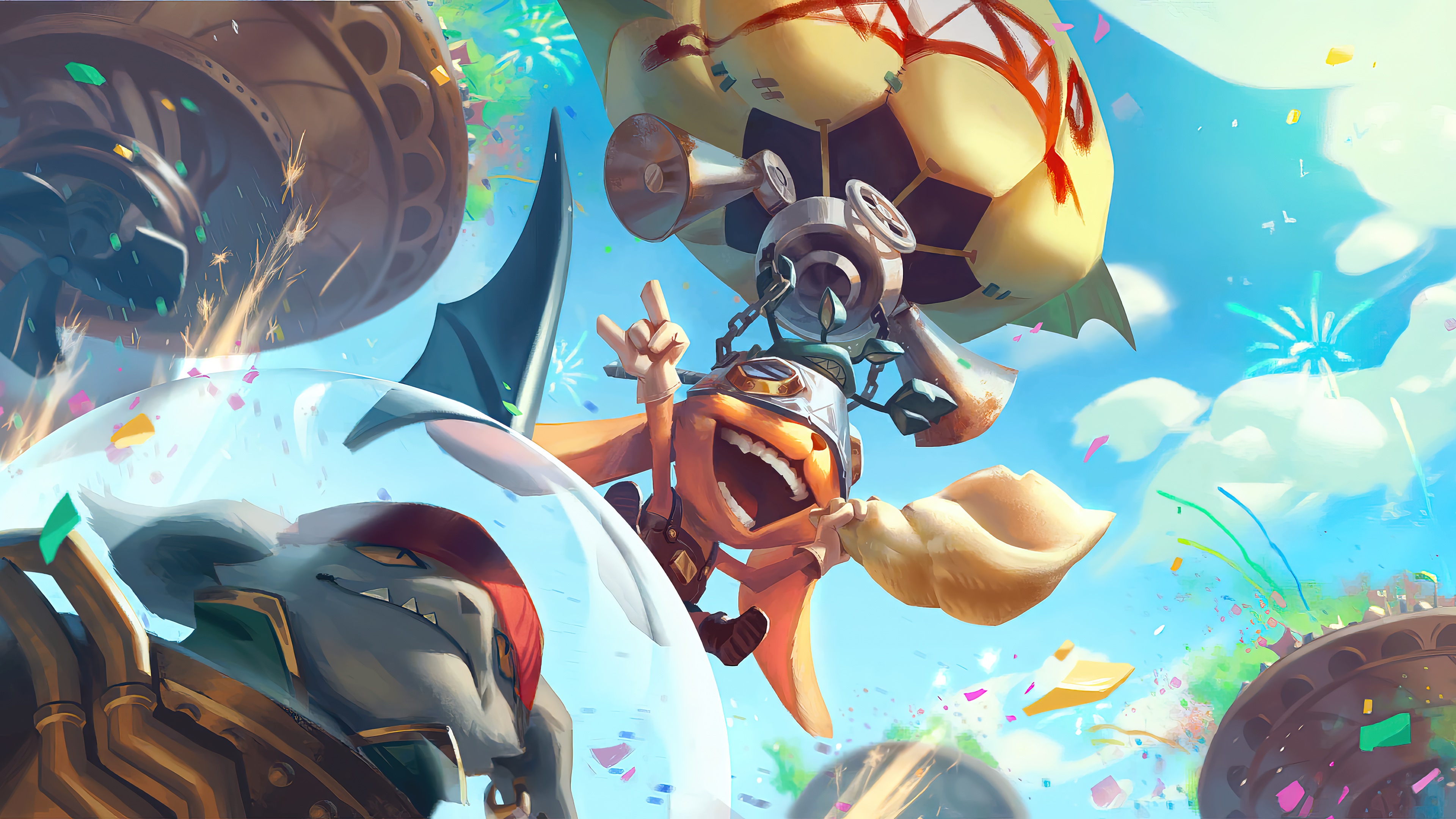 Bilgerat Rascal from Legends of Runeterra 4K HD Wallpaper