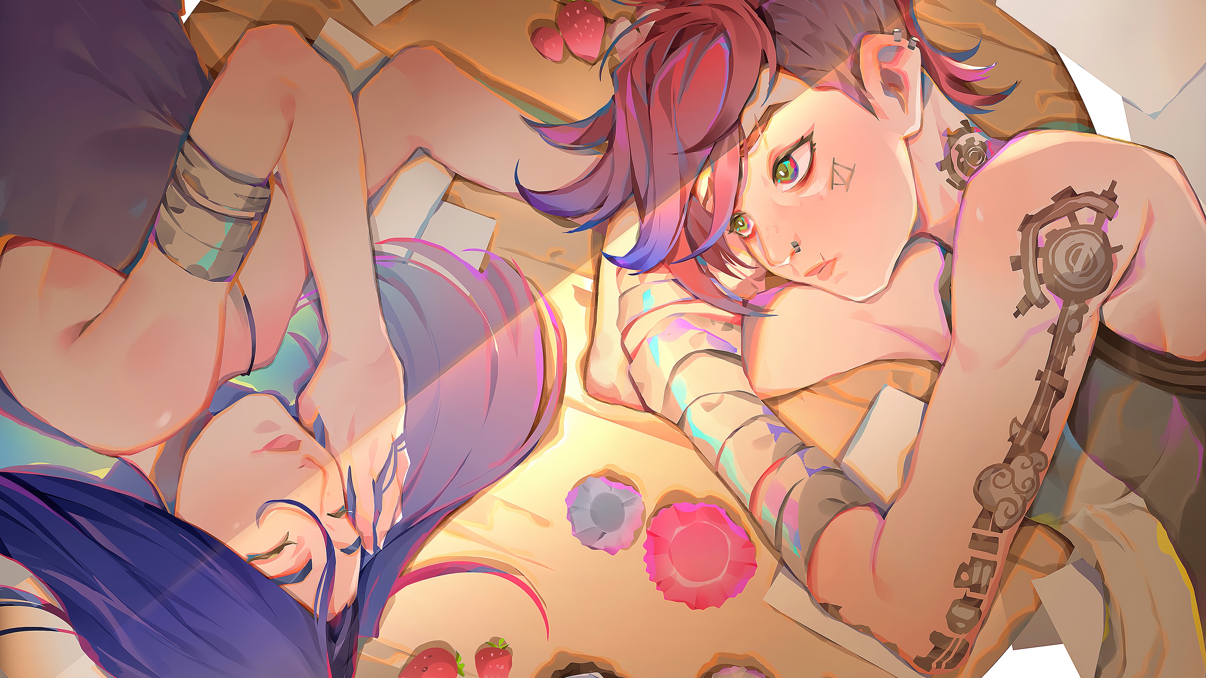 Caitlyn and Vi from Arcane 4K HD Wallpaper