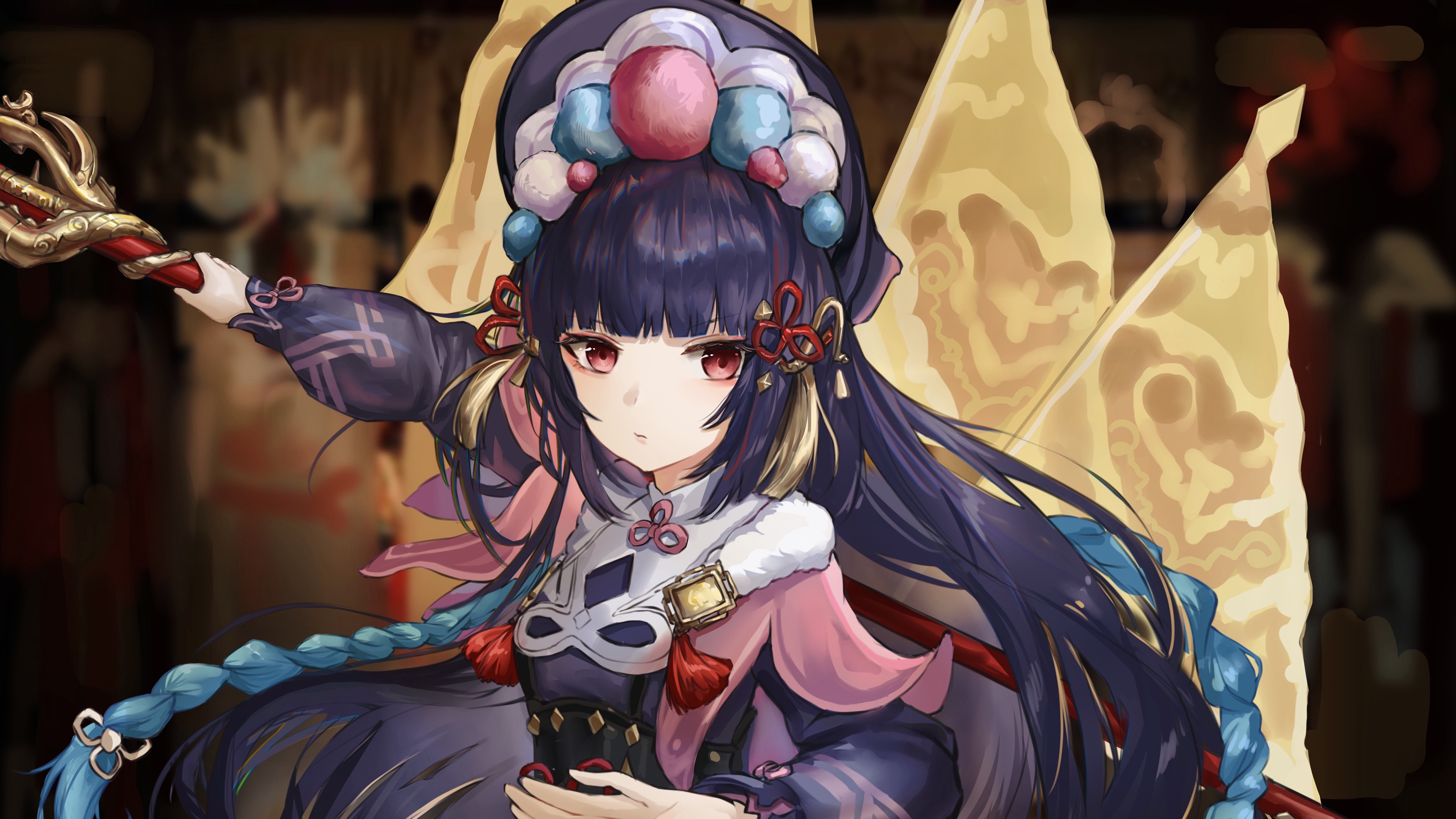 Yun Jin from Genshin Impact 4K HD Wallpaper