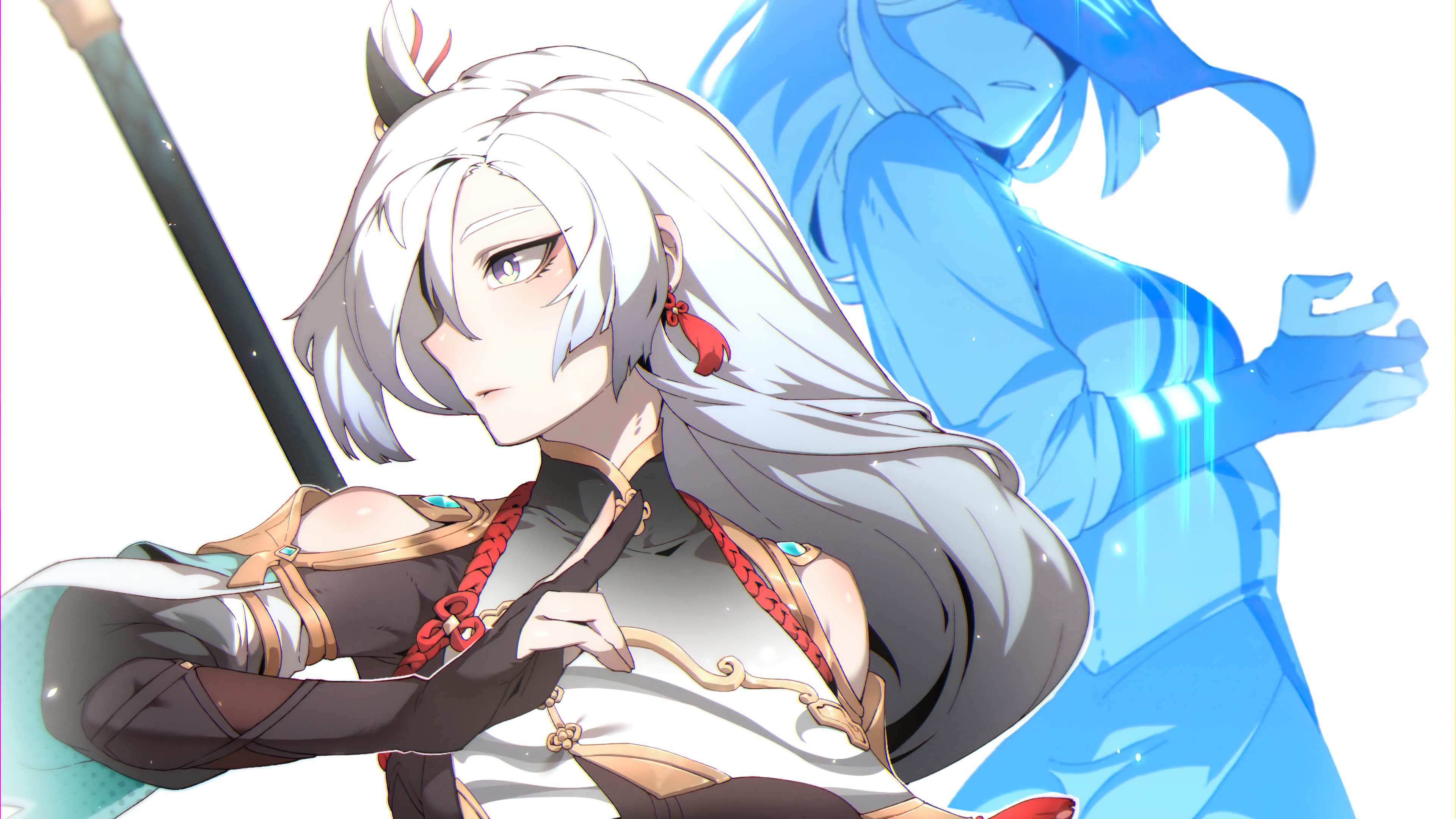 Shenhe from Genshin Impact 4K HD Wallpaper