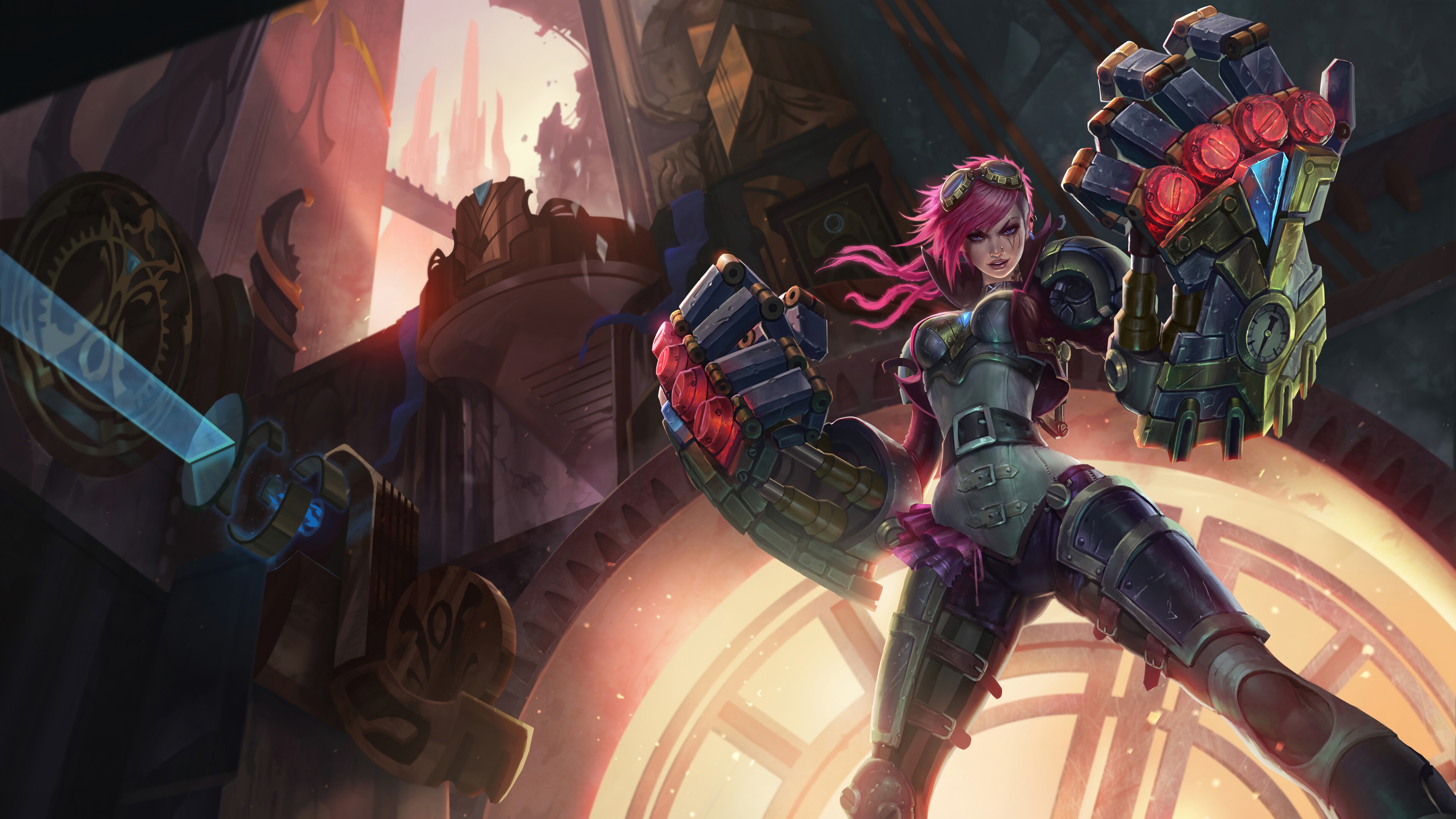 Vi from League of Legends 4K HD Wallpaper