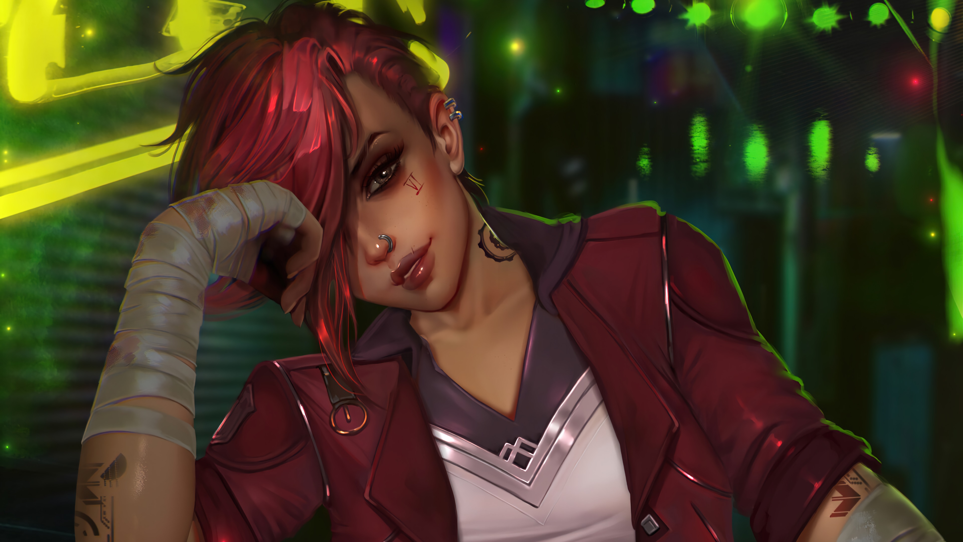 Vi from Arcane 4K HD Wallpaper