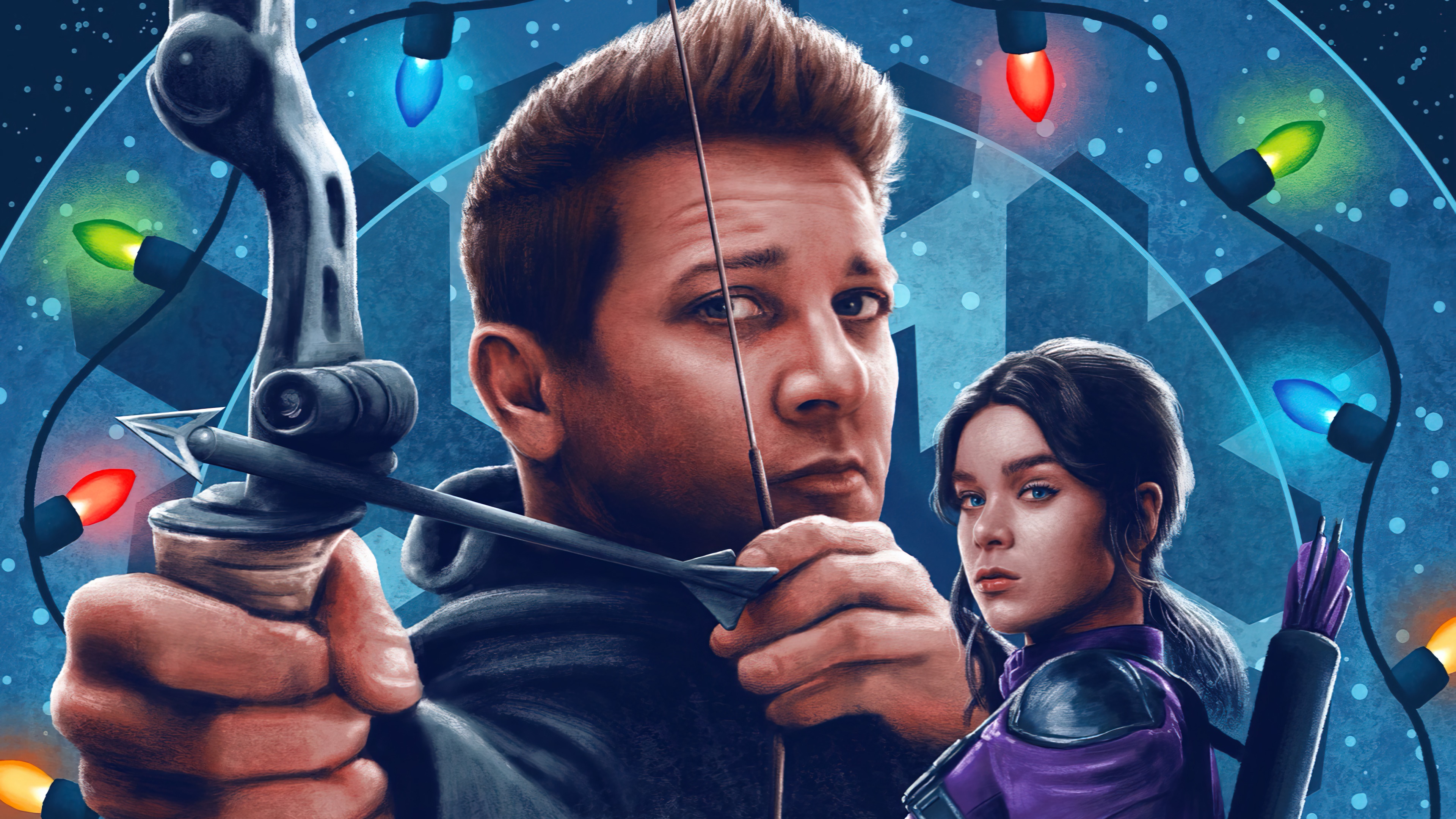 Hawkeye from Disney+ series poster 4K HD Wallpaper