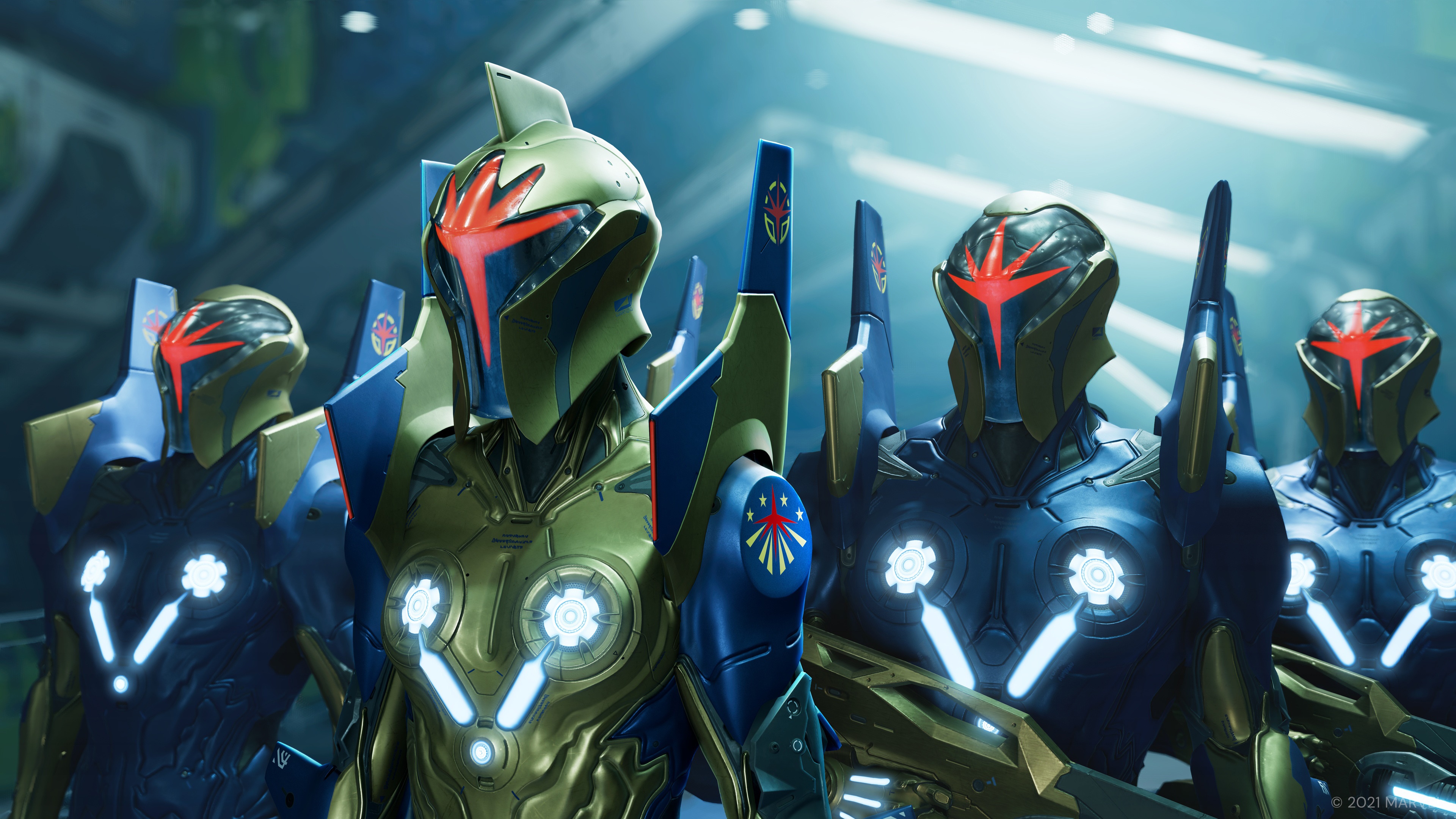 Nova Corps from Marvel's Guardians of the Galaxy game 4K HD Wallpaper