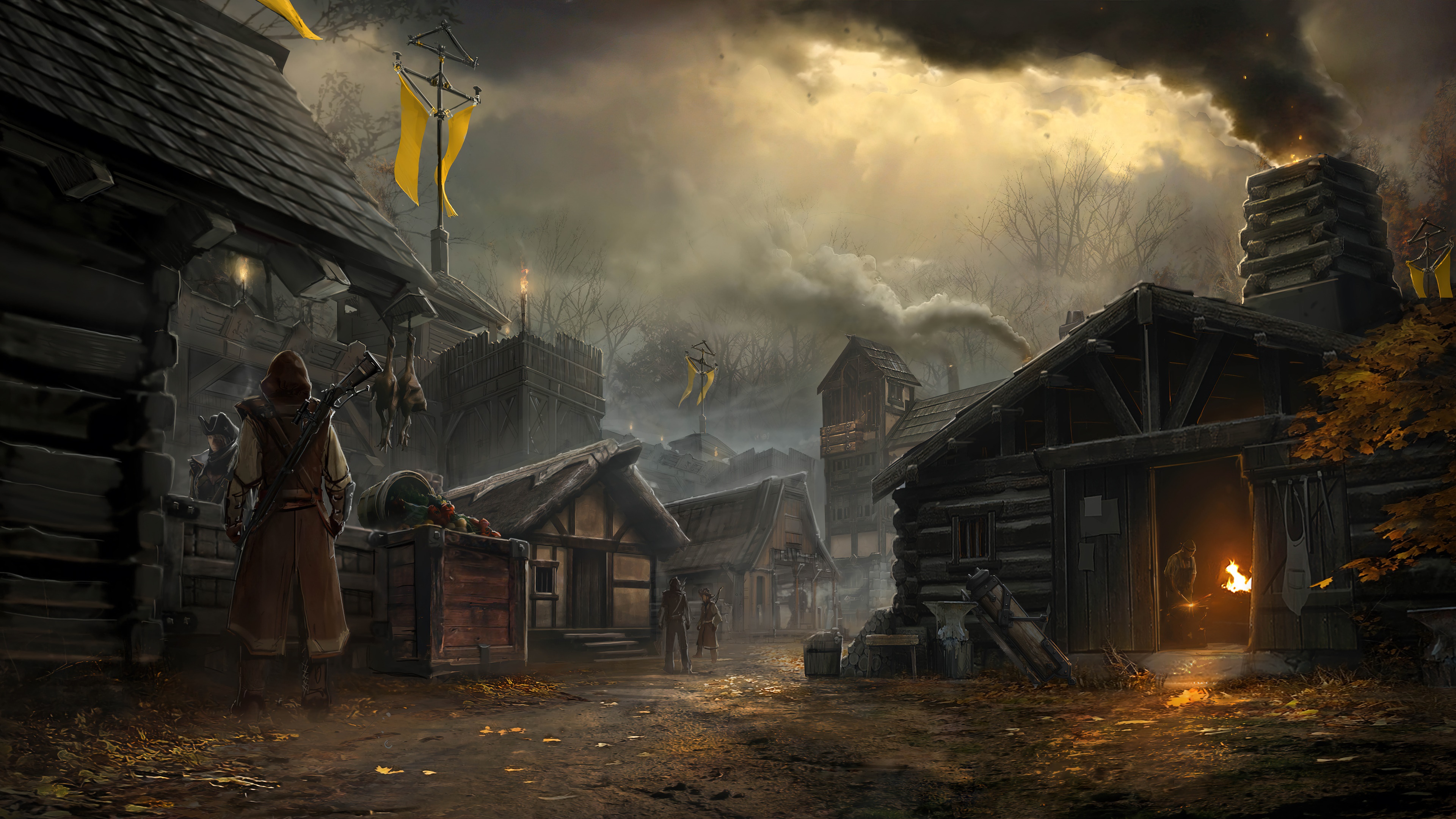 New World game art 4K HD Wallpaper