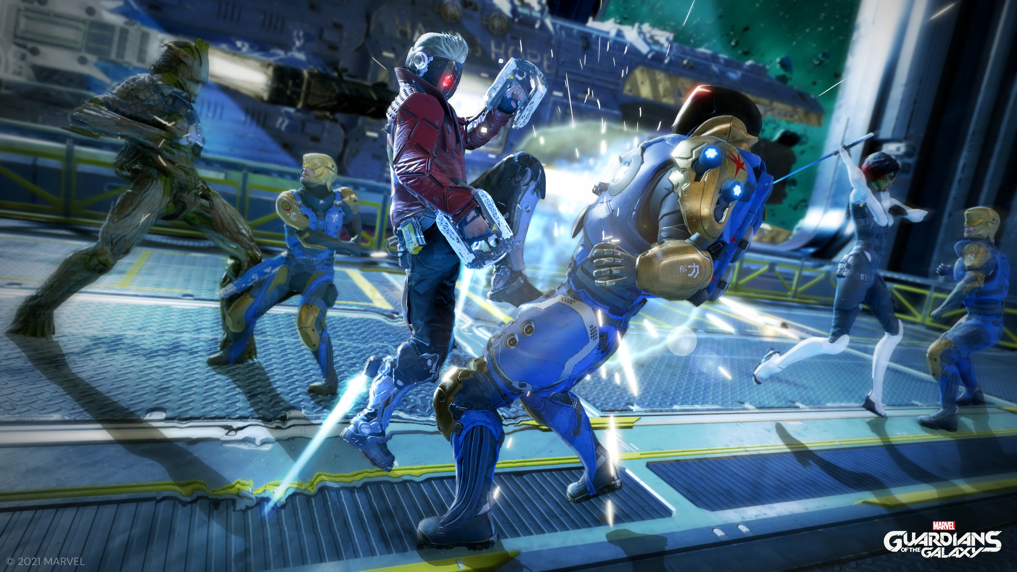 Guardians of the Galaxy vs Nova Corps in 4K HD Wallpaper