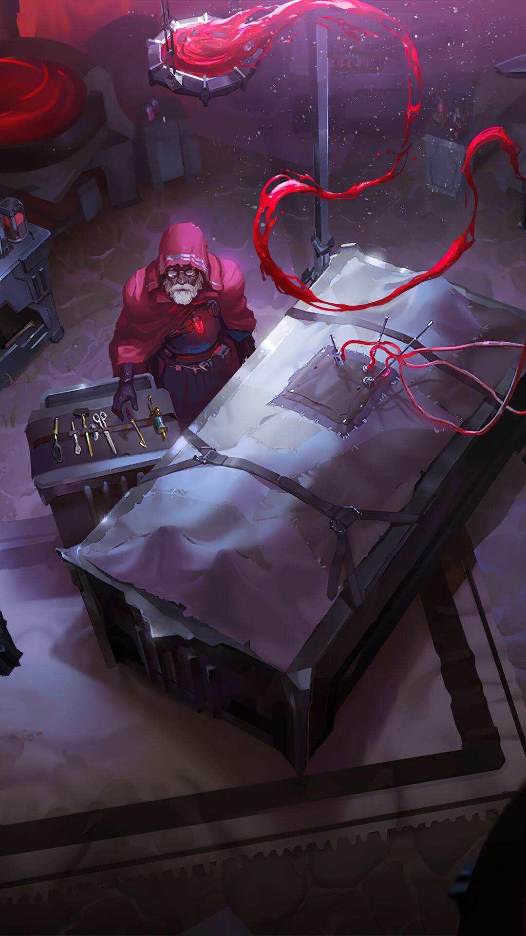 Dr. Mundo from Legends of Runeterra in a laboratory HD Phone Wallpaper