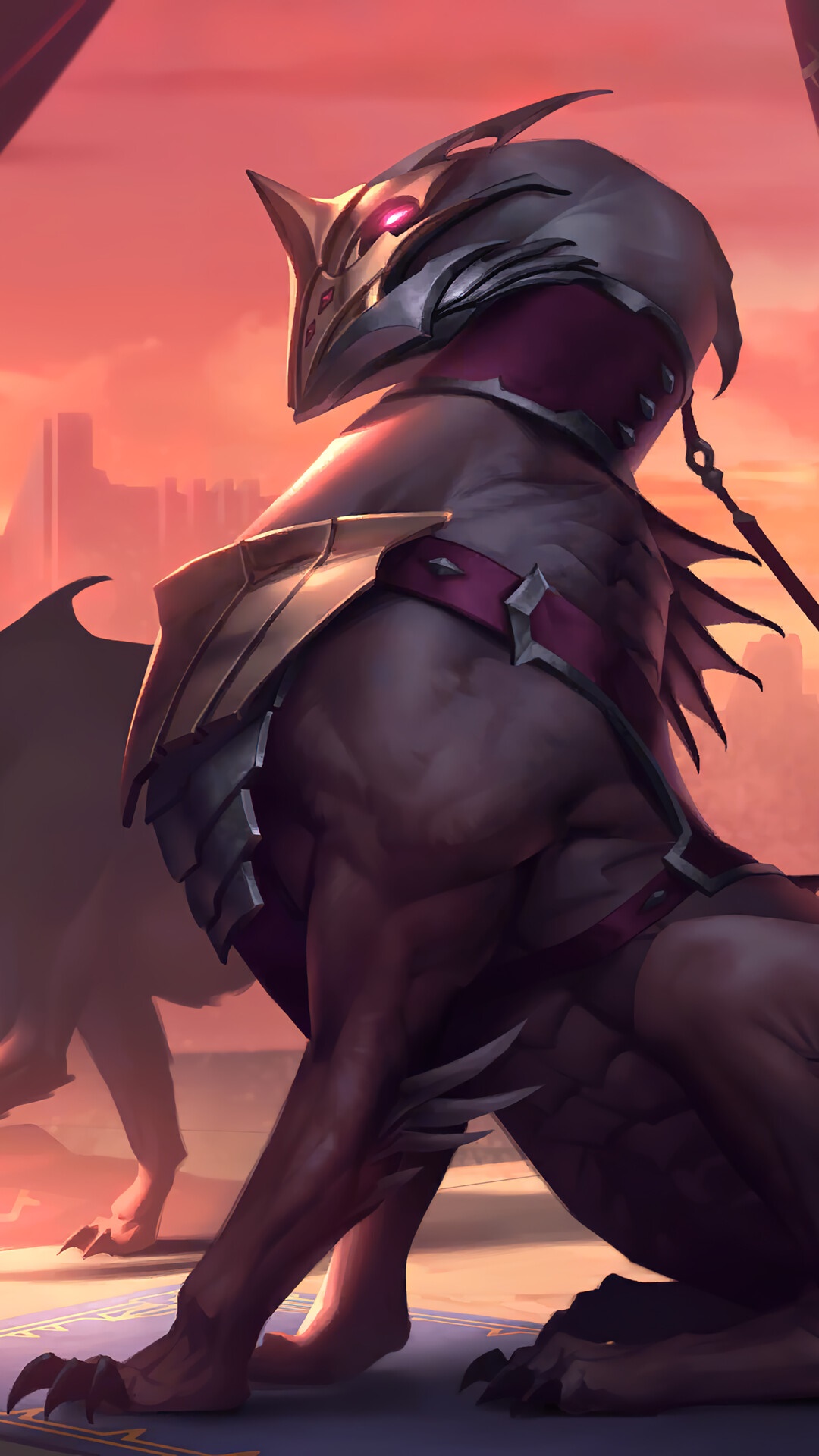Noxus creature from Legends of Runeterra HD Phone Wallpaper