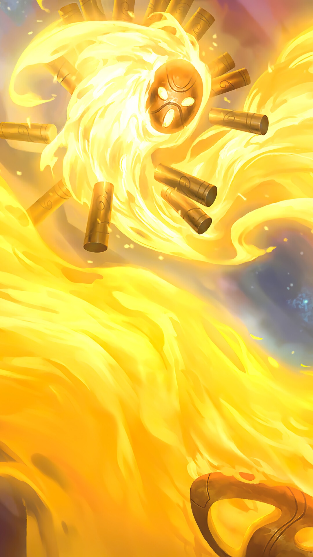 Solari of the First Flame from Legends of Runeterra HD Phone Wallpaper