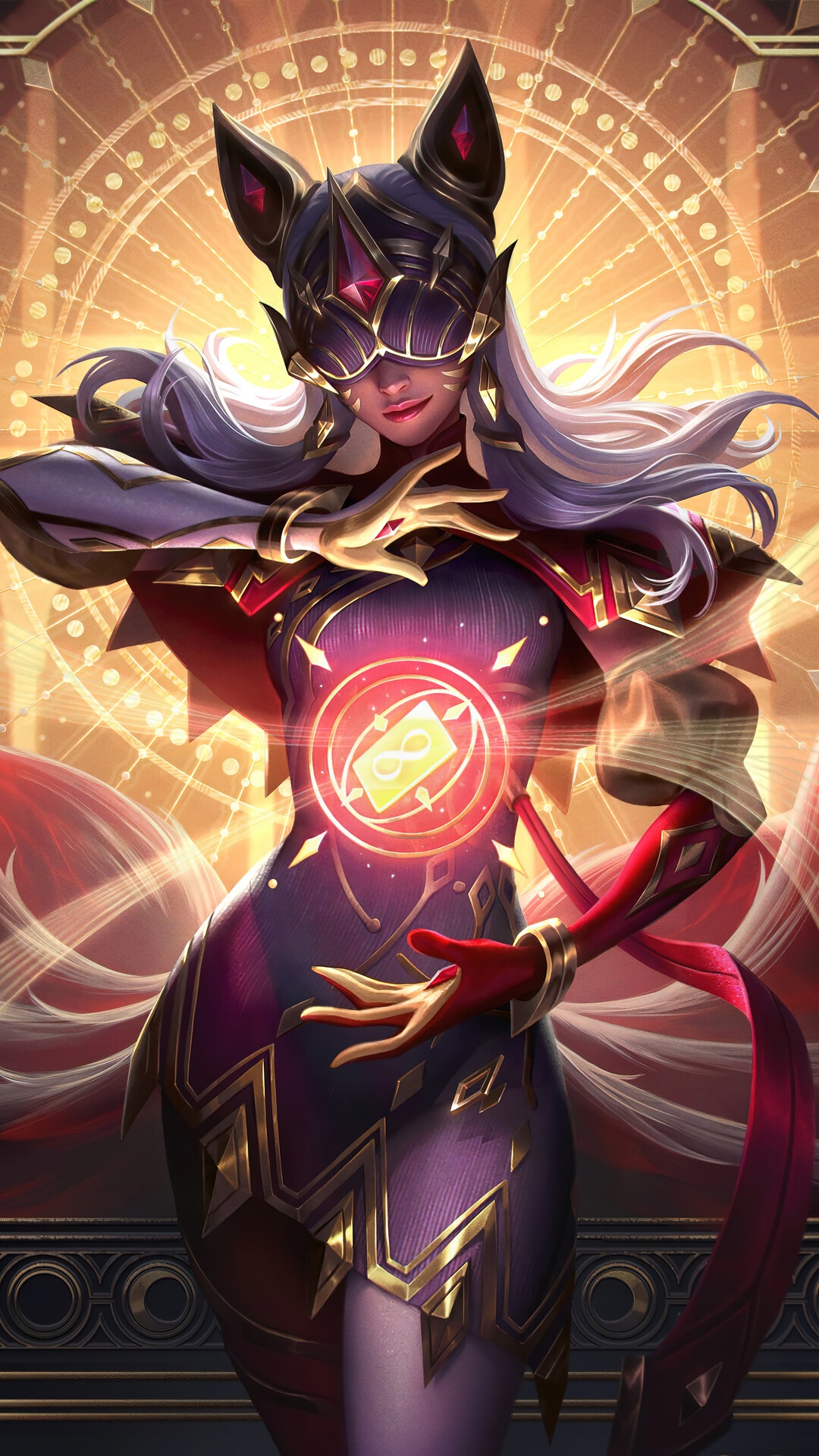 Ahri from League of Legends Arcana Splash Art HD Phone Wallpaper