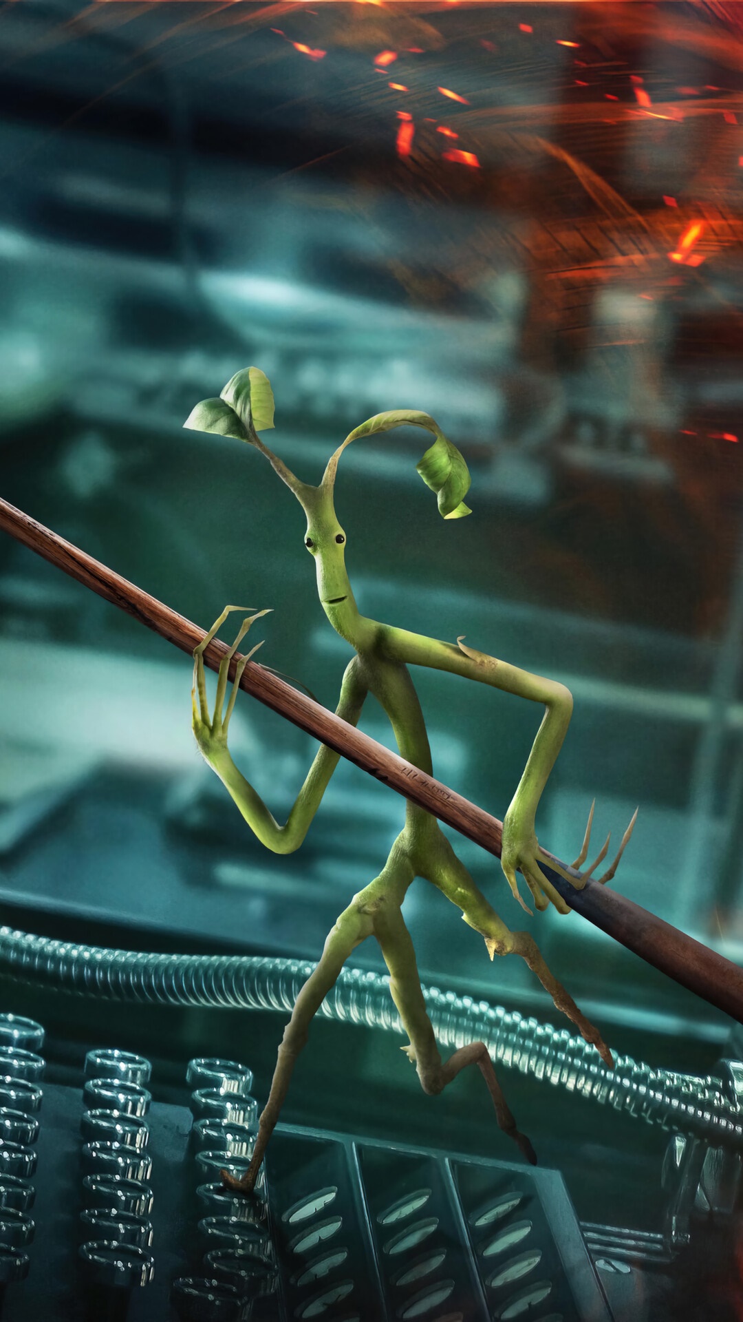 Pickett the Bowtruckle from Fantastic Beasts HD Phone Wallpaper
