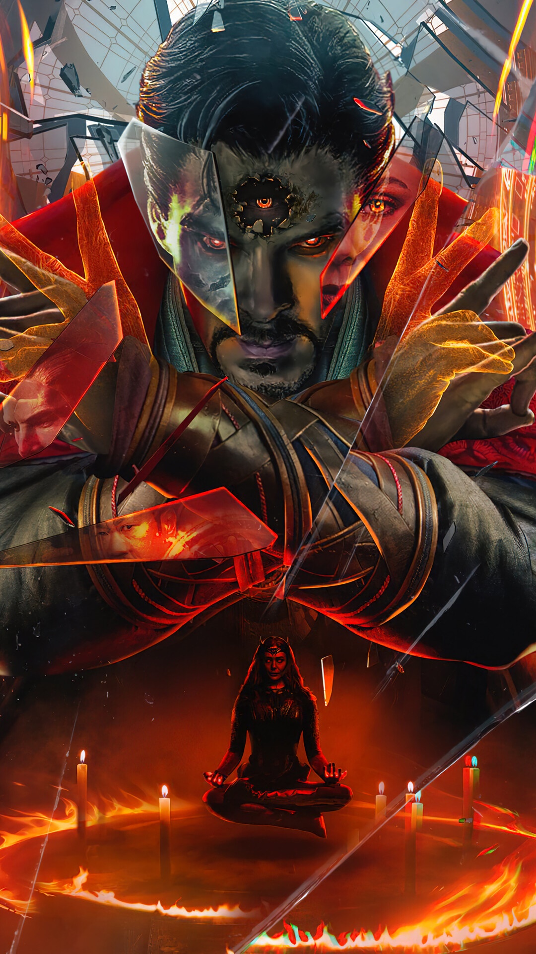 Doctor Strange from Doctor Strange in the Multiverse of Madness HD Phone Wallpaper