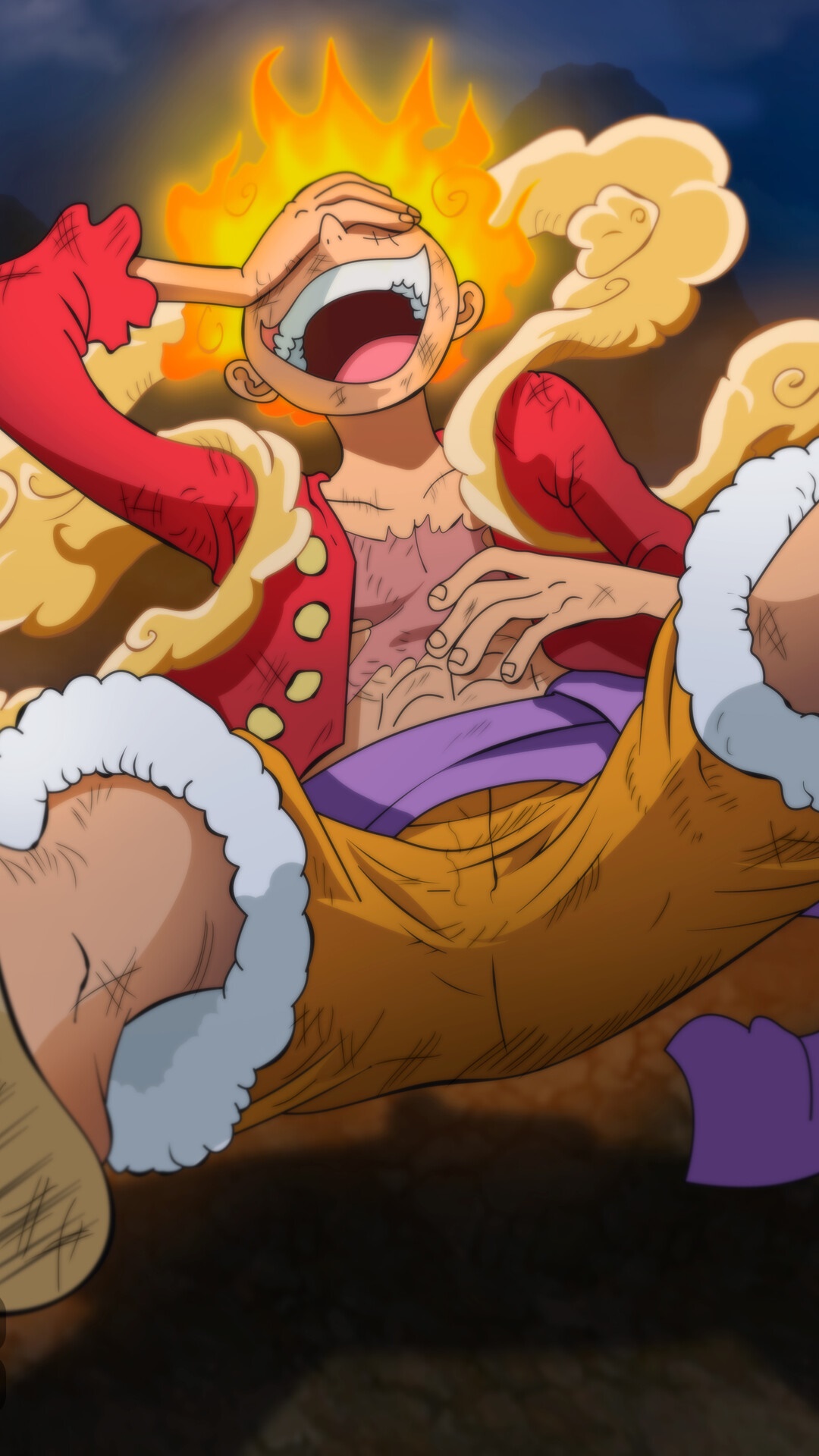 Monkey D. Luffy in Gear 5 from One Piece HD Phone Wallpaper