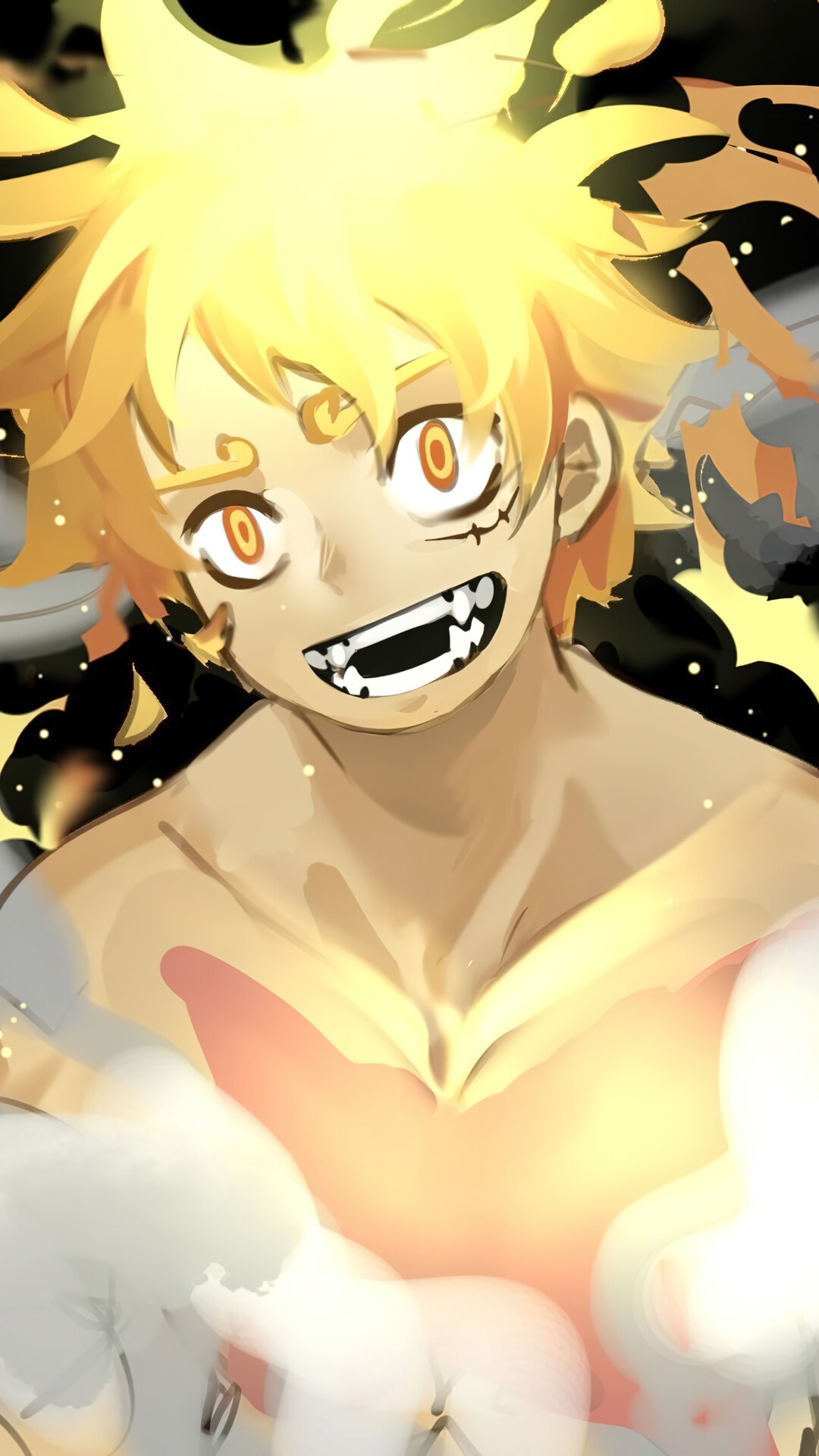 Monkey D. Luffy from One Piece in Gear 5 HD Phone Wallpaper