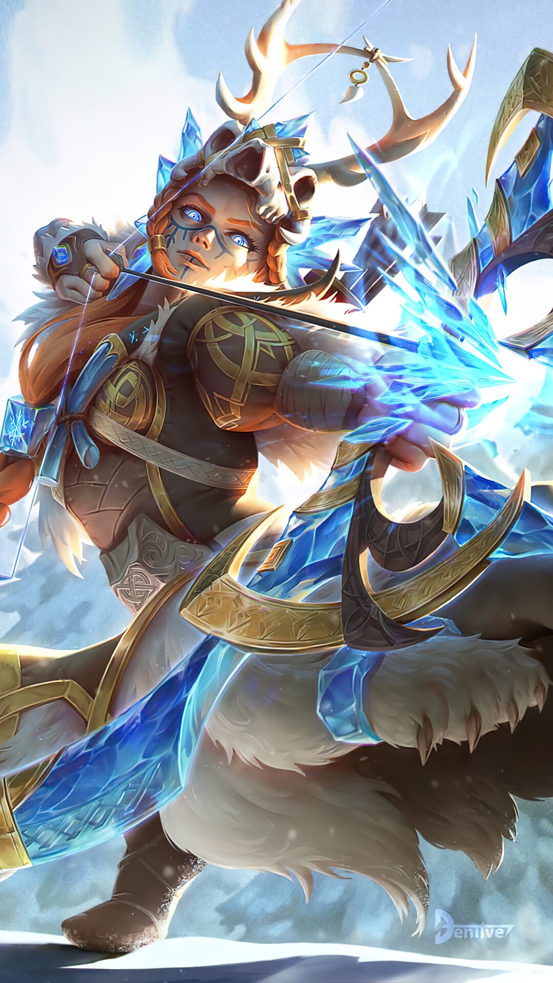 Skadi the Archer from Smite HD Phone Wallpaper