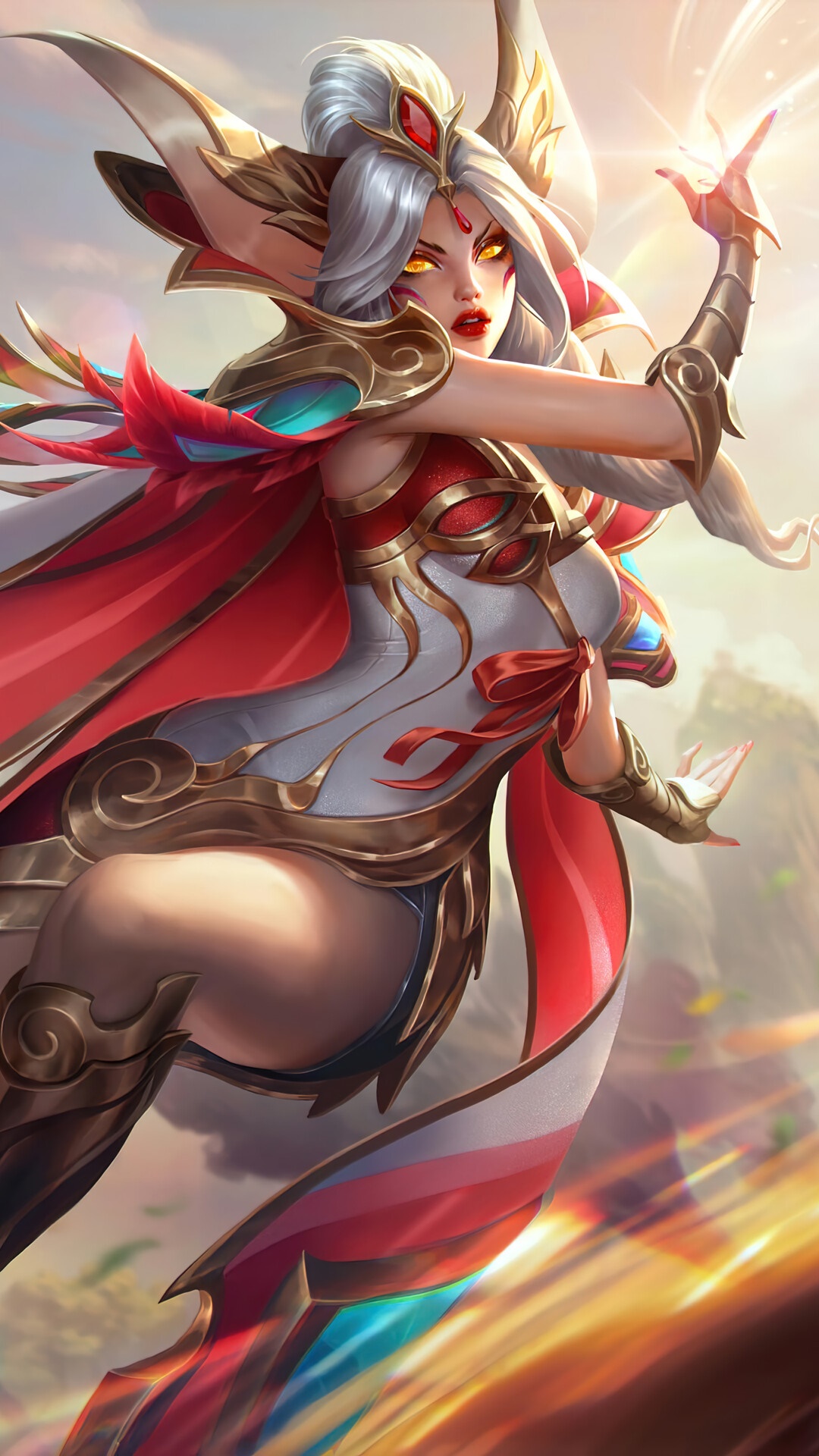Xayah from League of Legends Splash Art HD Phone Wallpaper