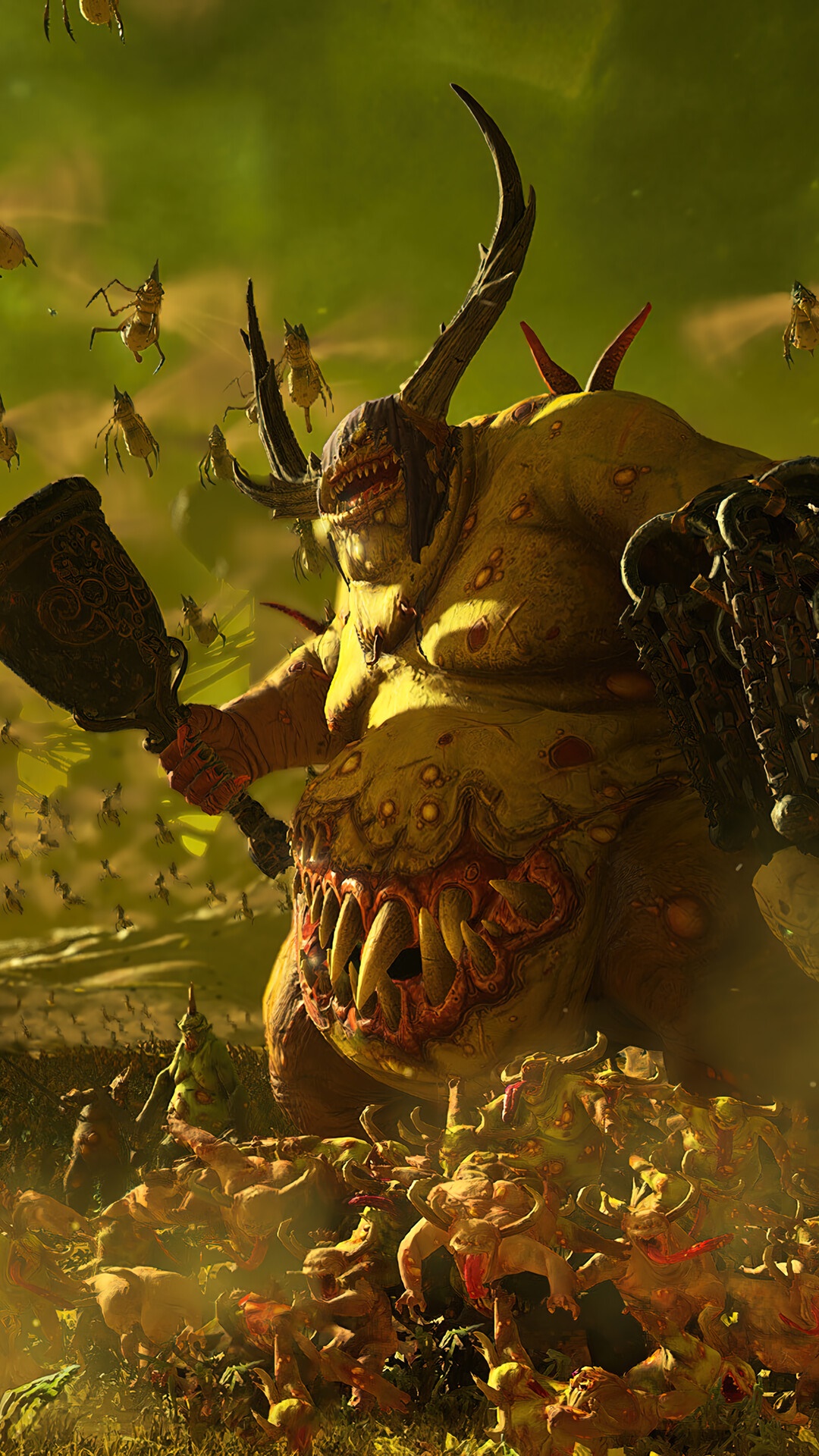 Great Unclean One from Total War: Warhammer III HD Phone Wallpaper