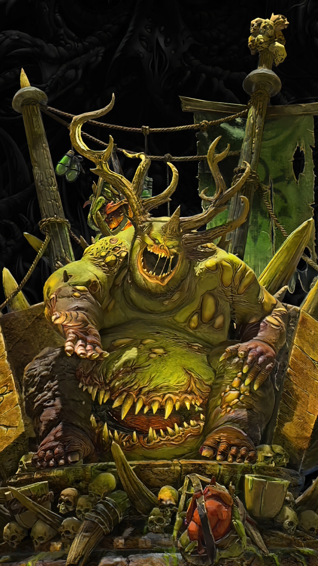 Great Unclean One from Total War: Warhammer III HD Phone Wallpaper