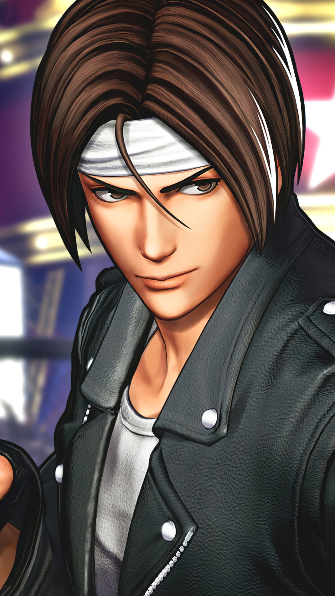 Kyo Kusanagi from The King of Fighters XV HD Phone Wallpaper