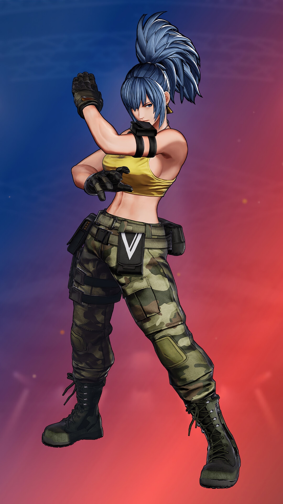 Kula Diamond from The King of Fighters XV HD Phone Wallpaper