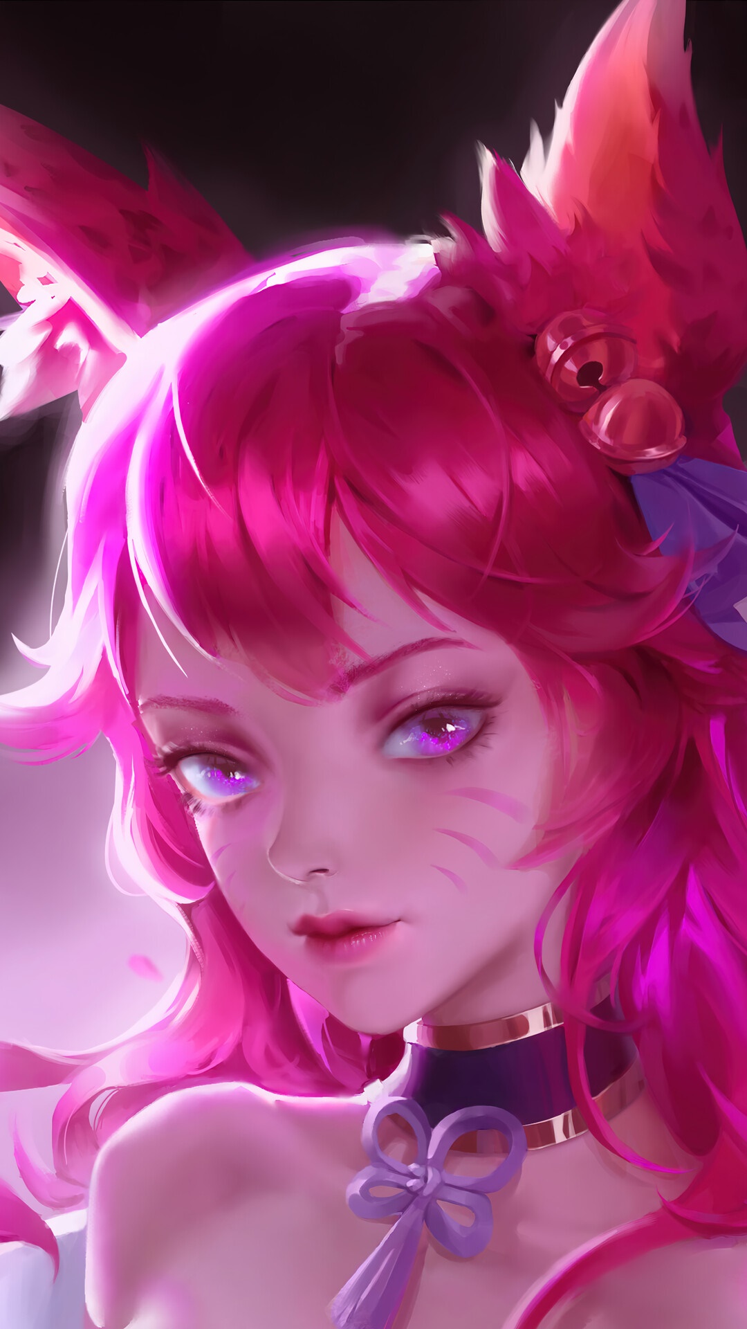 Ahri from League of Legends HD Phone Wallpaper