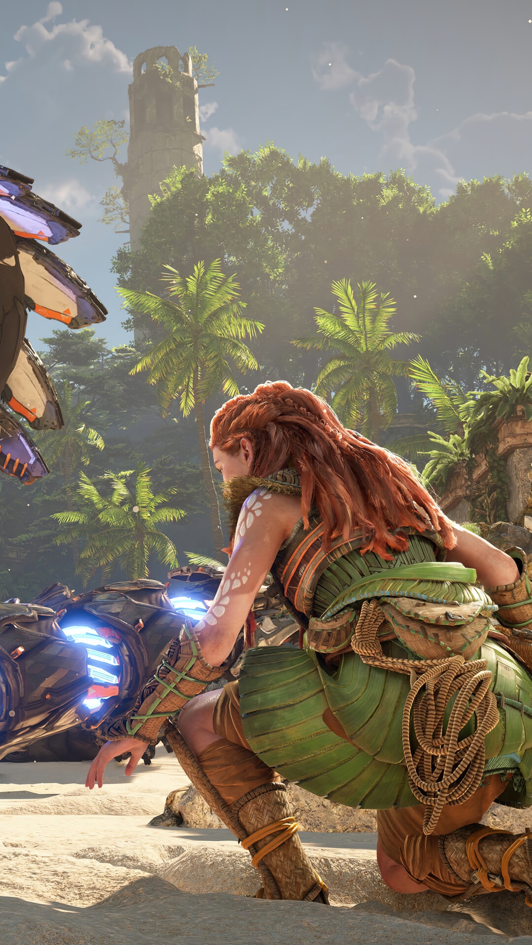Aloy in Horizon Forbidden West HD Phone Wallpaper