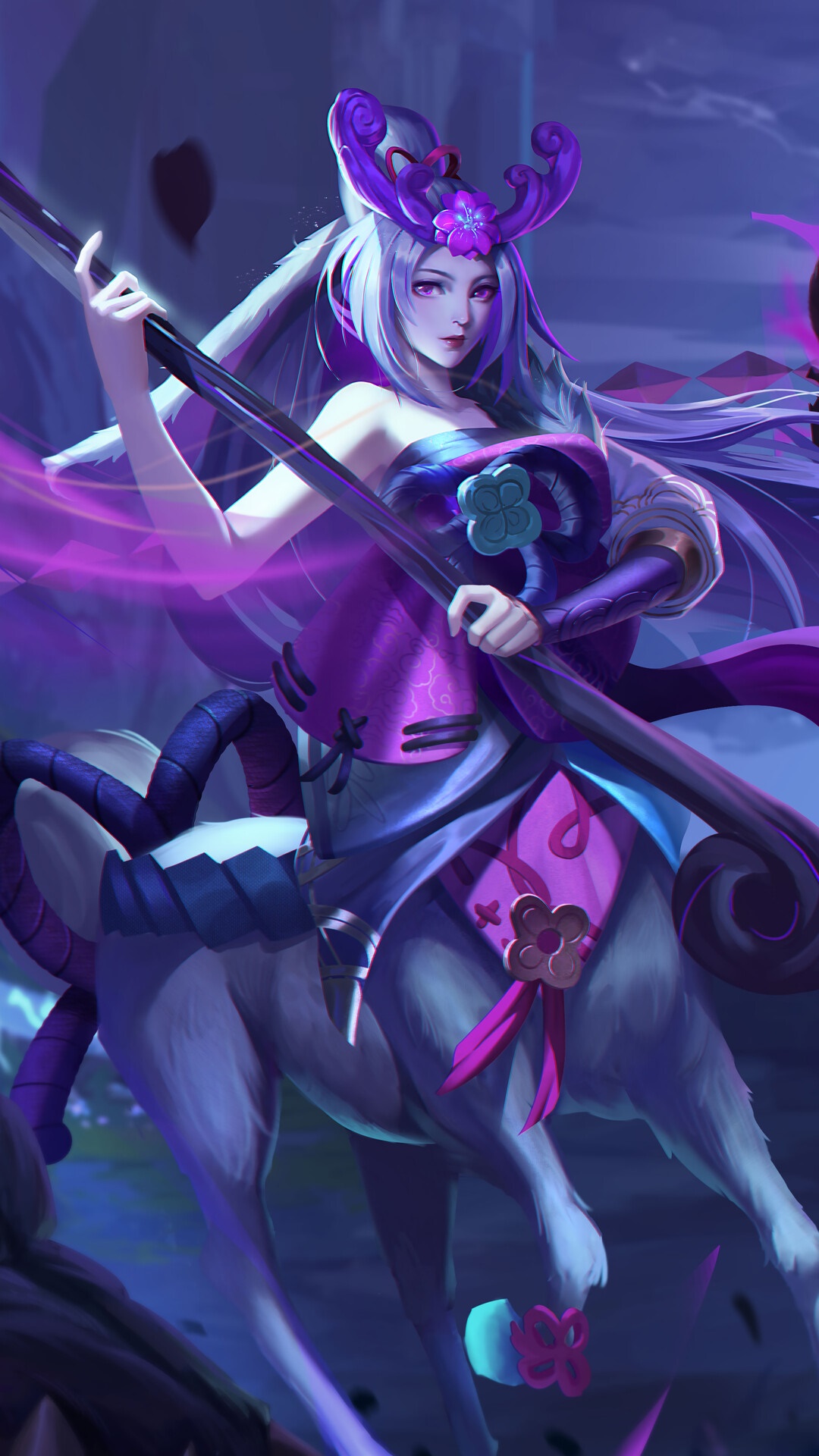Lillia from League of Legends Spirit Blossom skin HD Phone Wallpaper