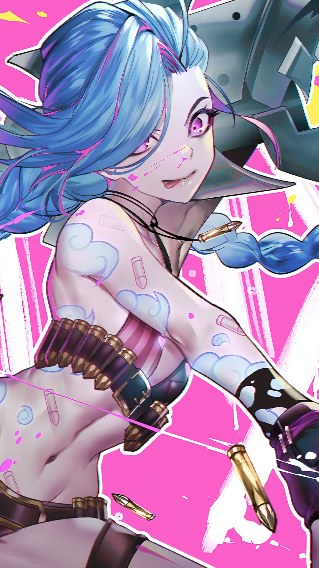 Jinx from League of Legends HD Phone Wallpaper
