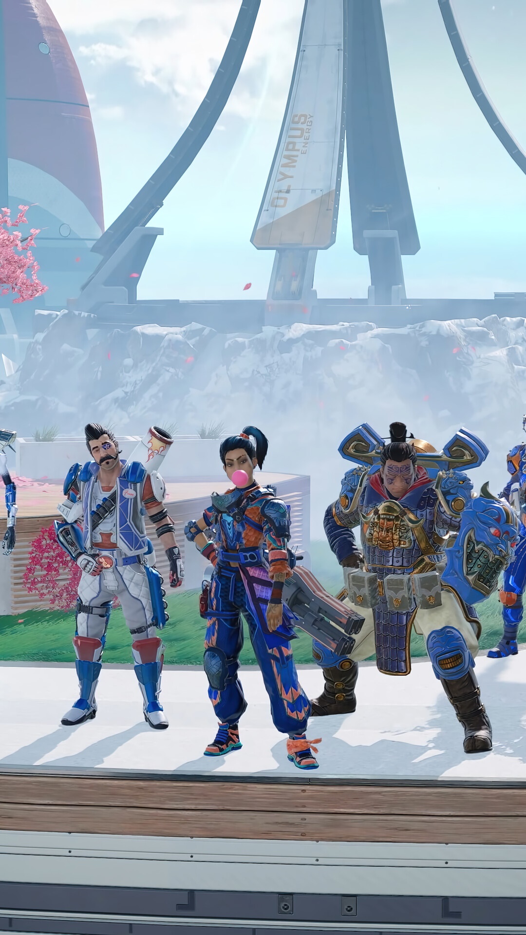 Apex Legends characters on Olympus HD Phone Wallpaper
