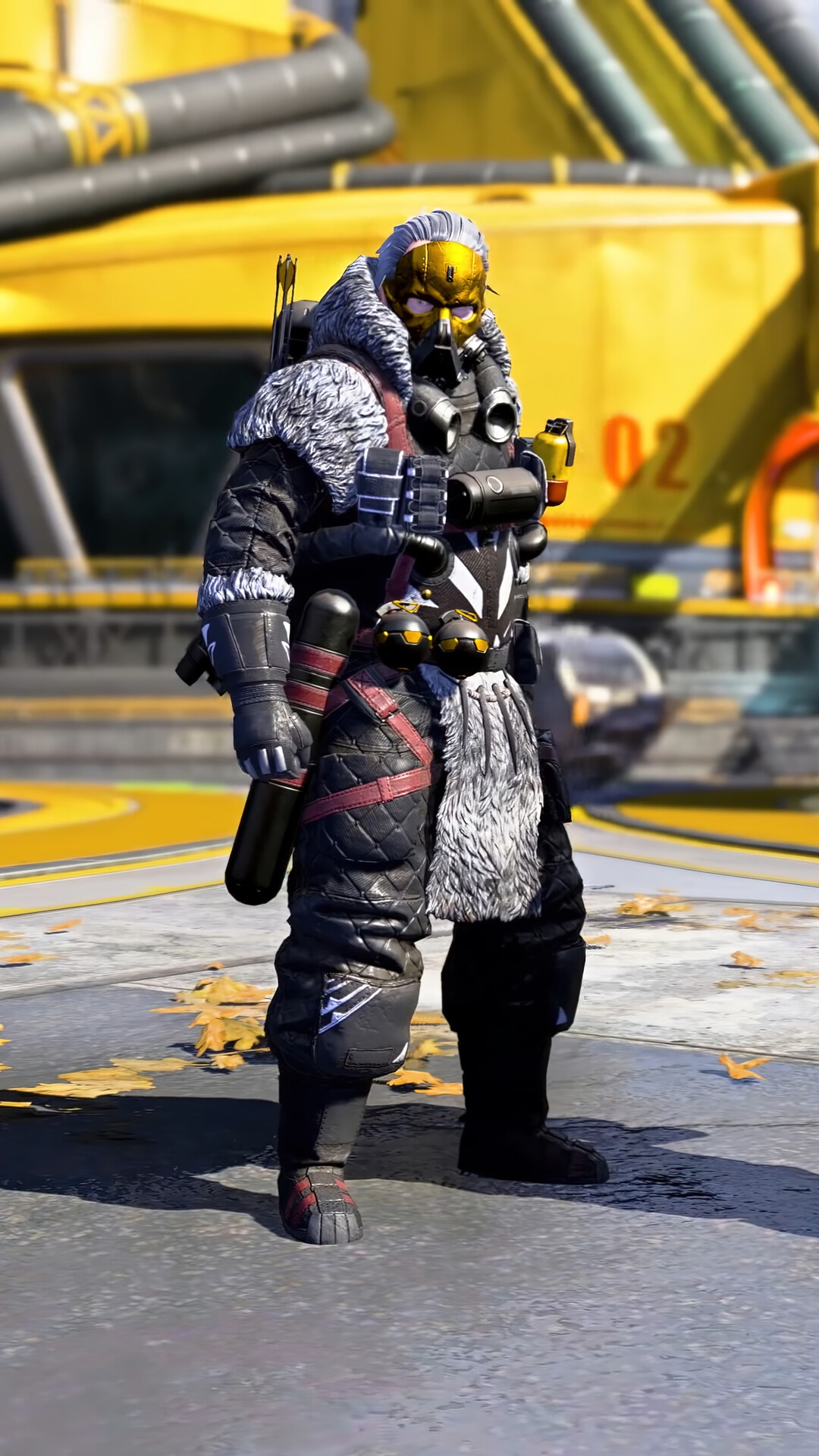 Caustic from Apex Legends HD Phone Wallpaper