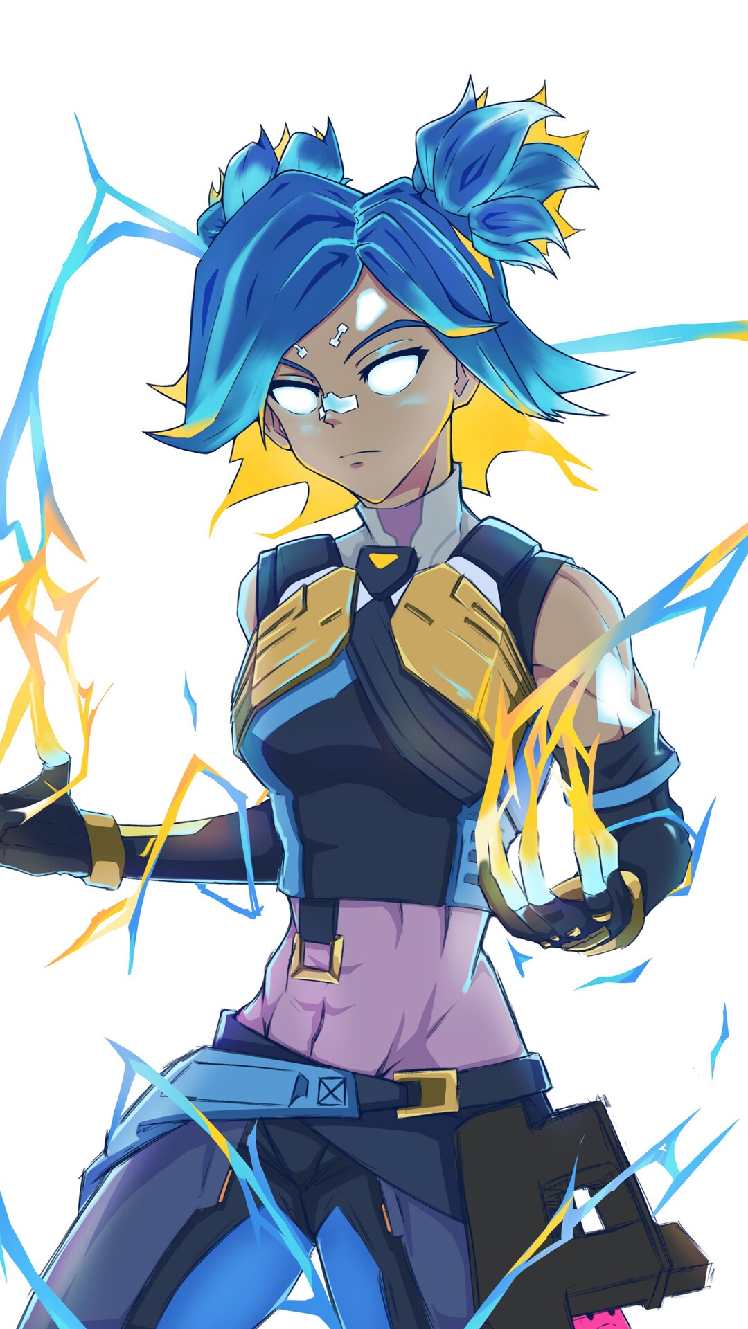 Neon from Valorant HD Phone Wallpaper