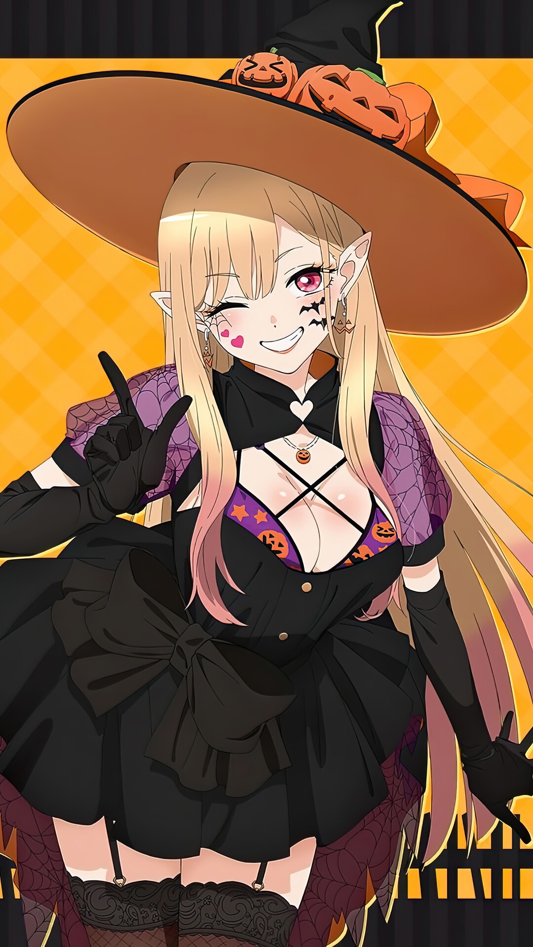 Marin Kitagawa from My Dress-Up Darling in Halloween costume HD Phone Wallpaper